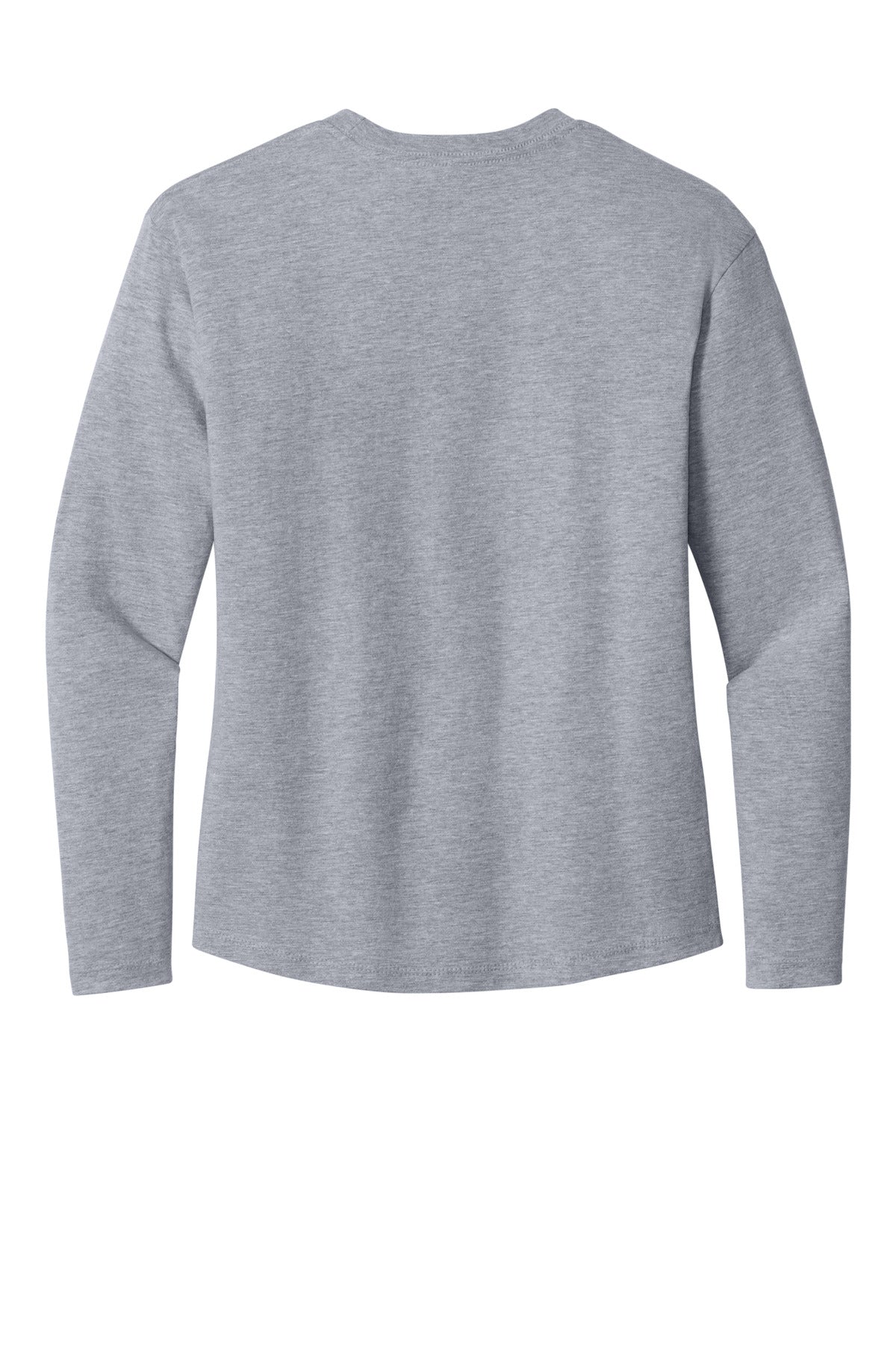 Next Level Apparel Women's Cotton Relaxed Long Sleeve Tee - Heather Gray