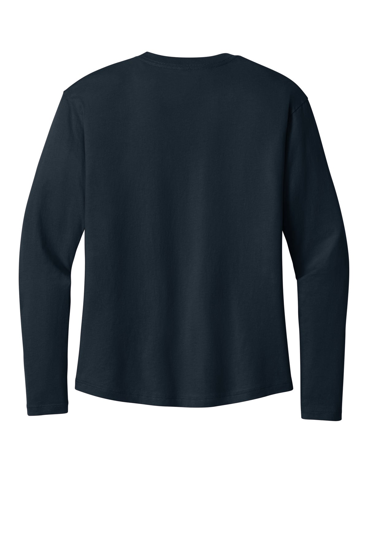 Next Level Apparel Women's Cotton Relaxed Long Sleeve Tee - Midnight Navy