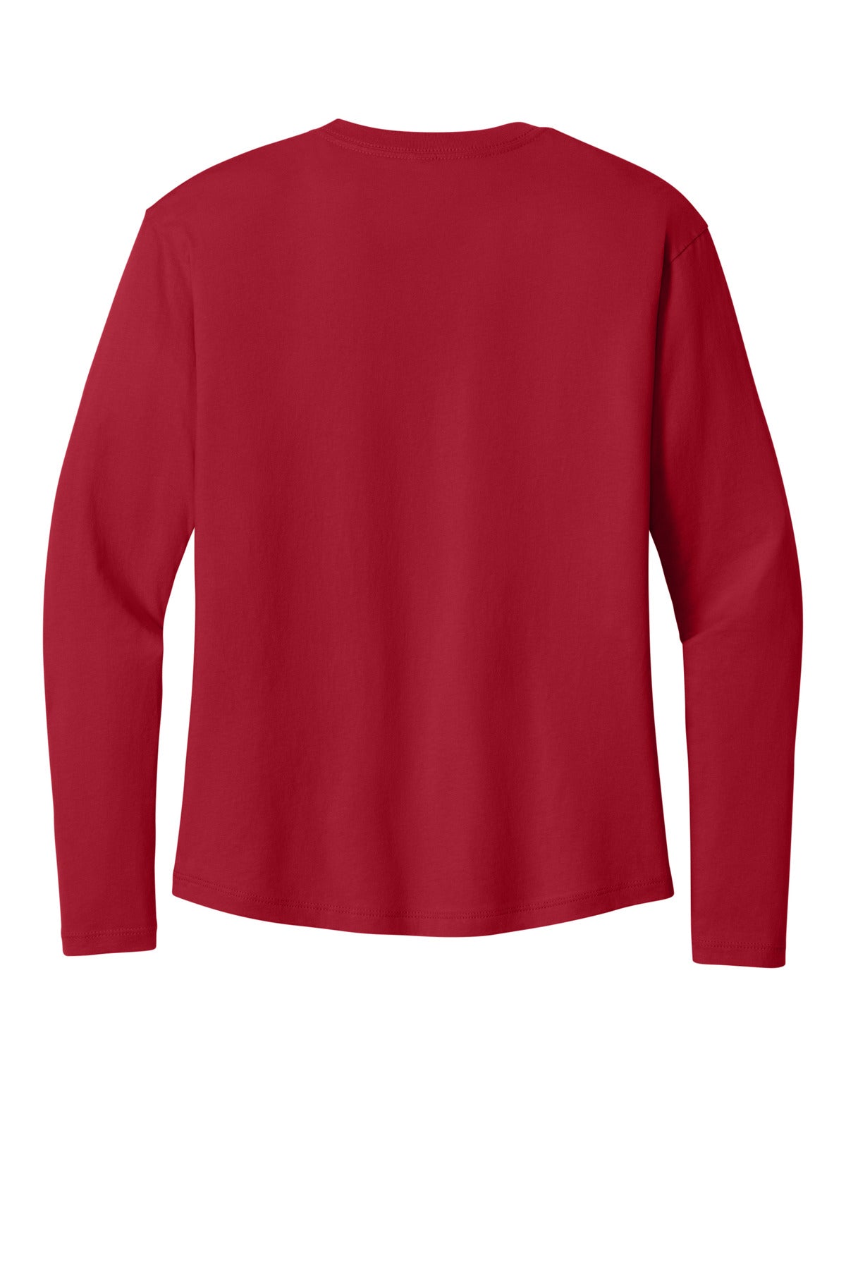 Next Level Apparel Women's Cotton Relaxed Long Sleeve Tee - Red