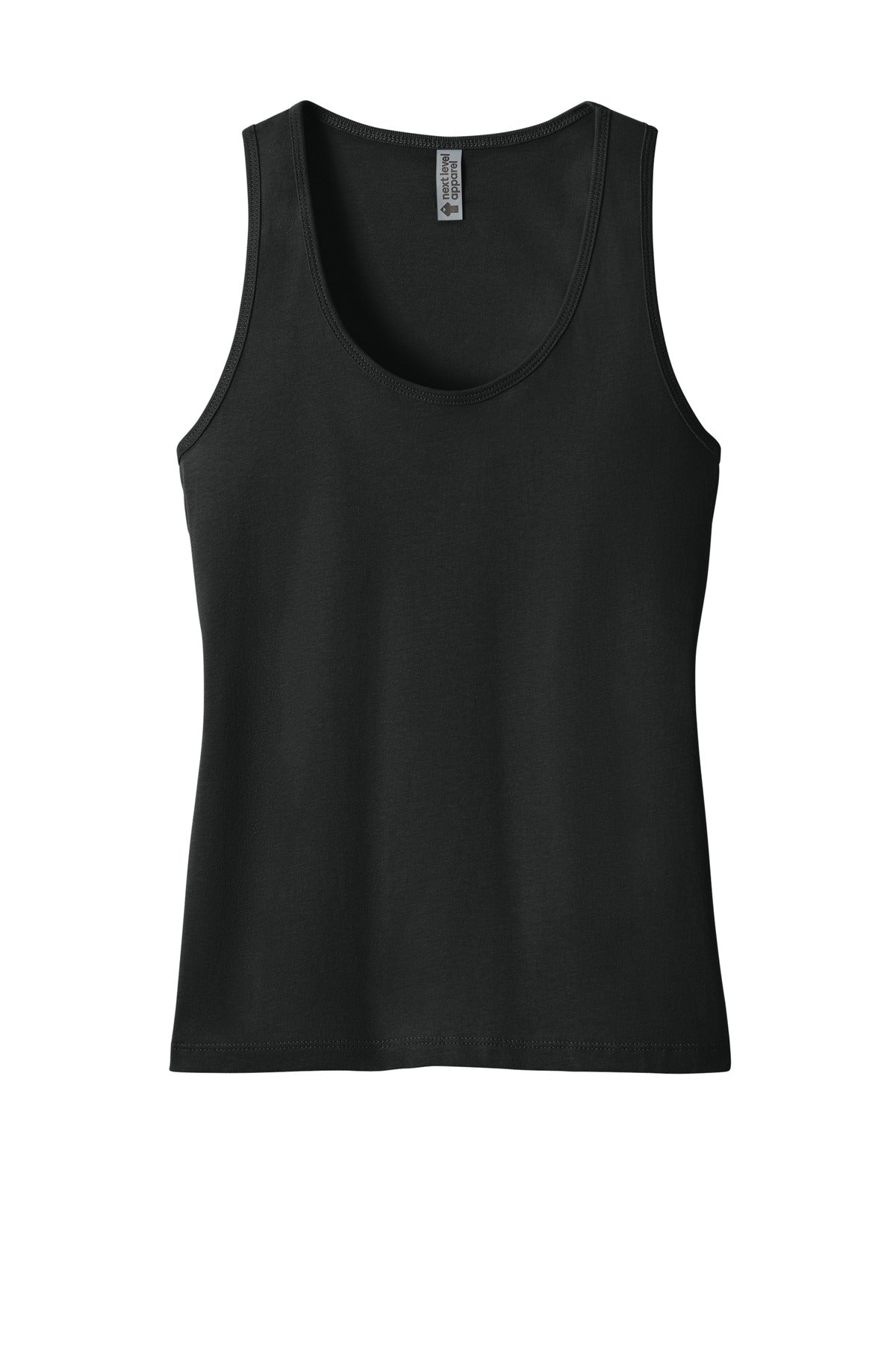 Next Level Apparel Women's Cotton Tank - Black