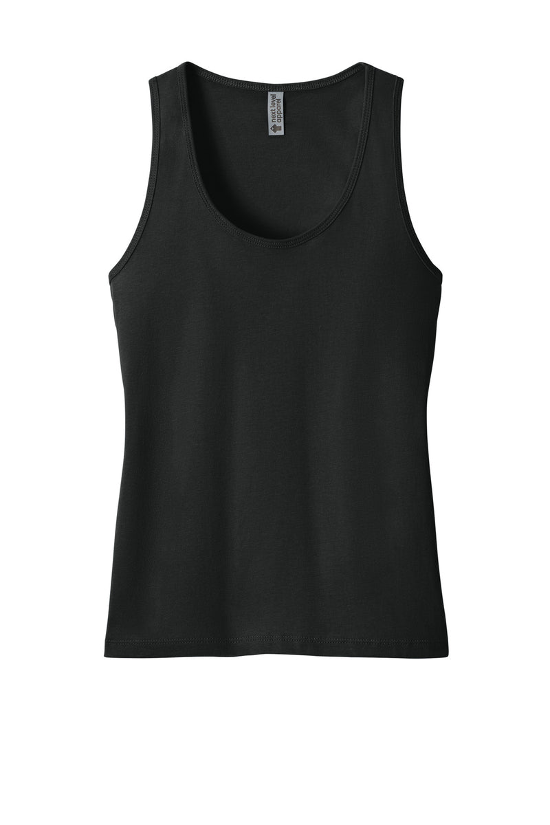 Next Level Apparel Women's Cotton Tank - Black