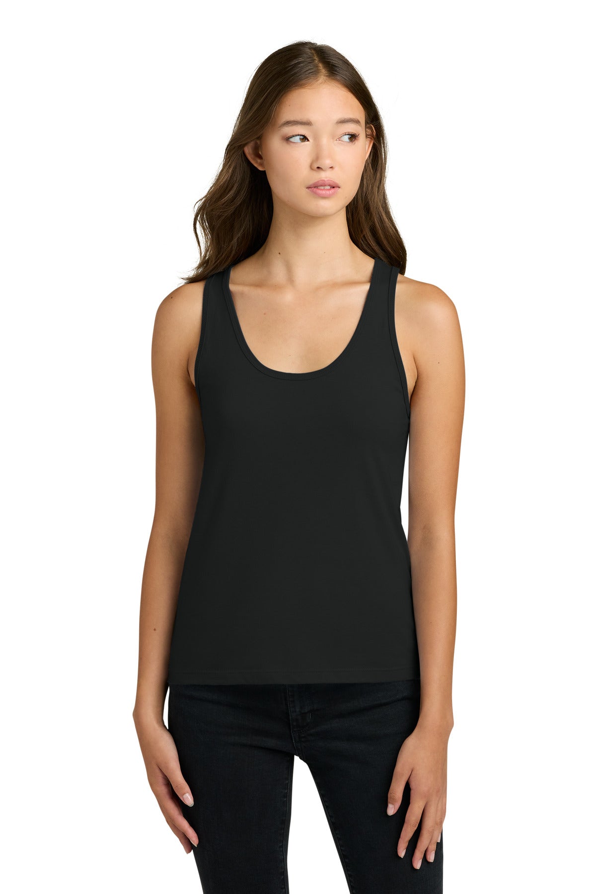 Next Level Apparel Women's Cotton Tank - Black