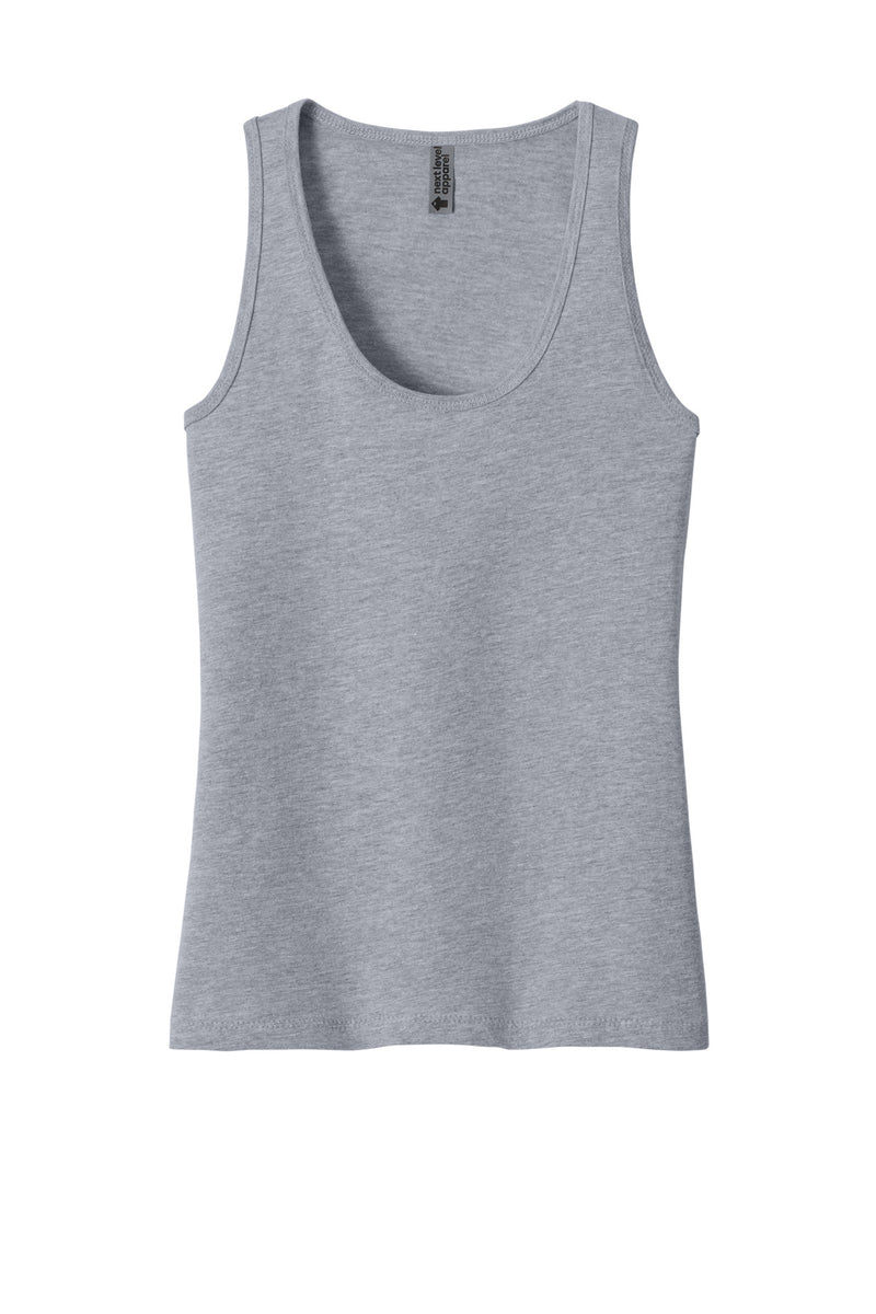 Next Level Apparel Women's Cotton Tank - Heather Gray