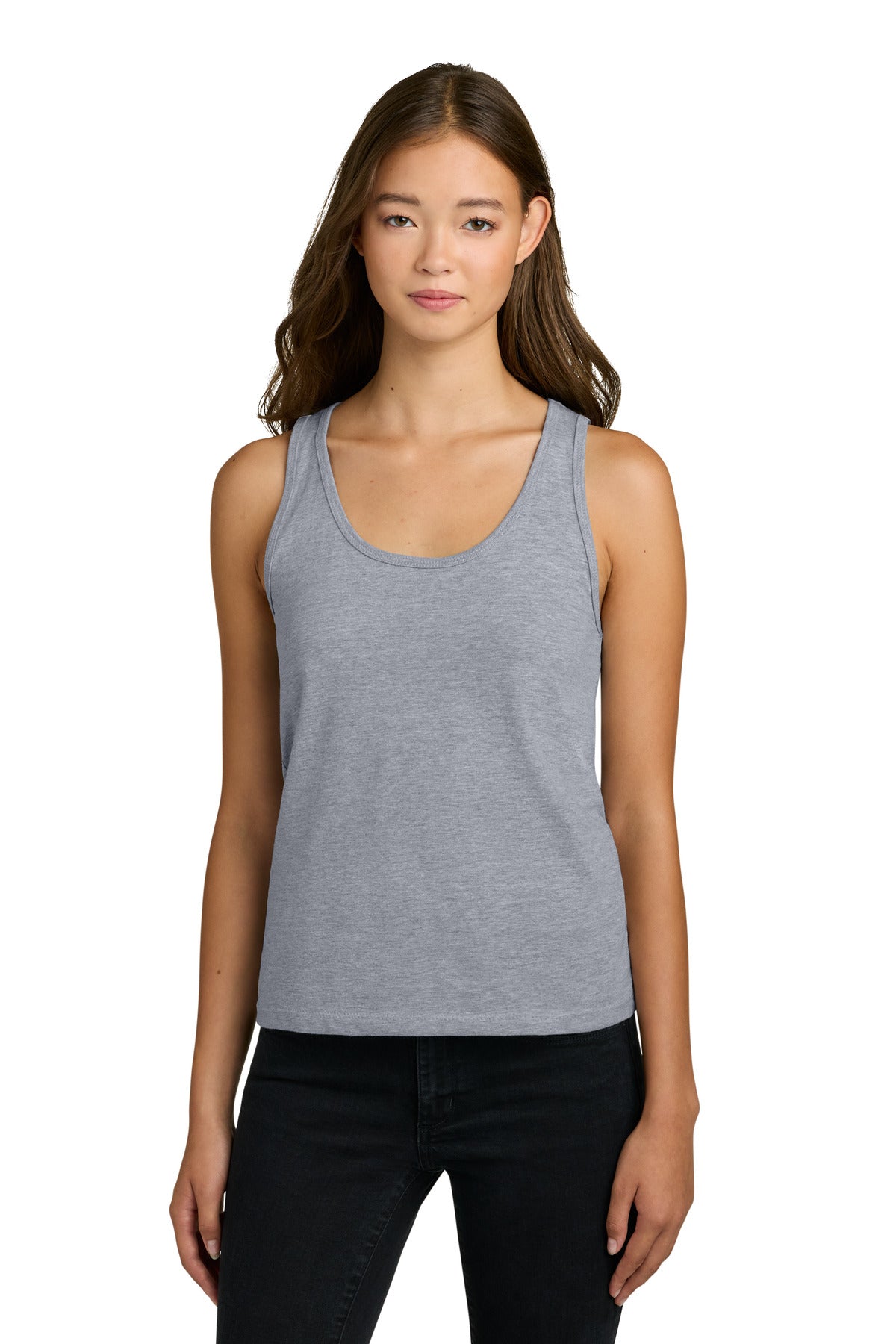 Next Level Apparel Women's Cotton Tank - Heather Gray
