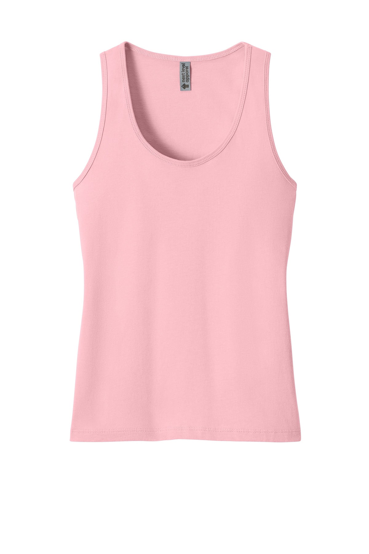 Next Level Apparel Women's Cotton Tank - Light Pink