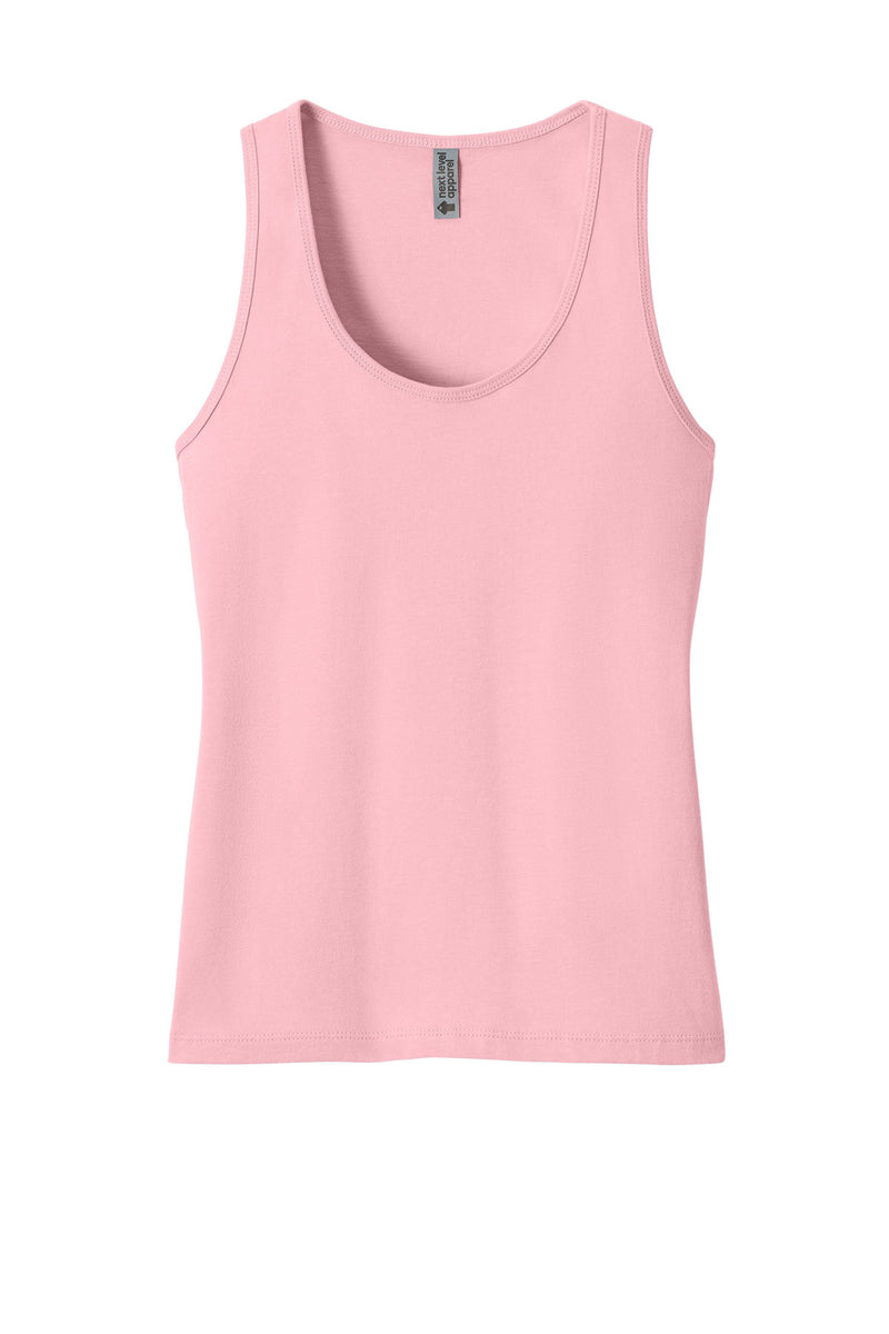 Next Level Apparel Women's Cotton Tank - Light Pink