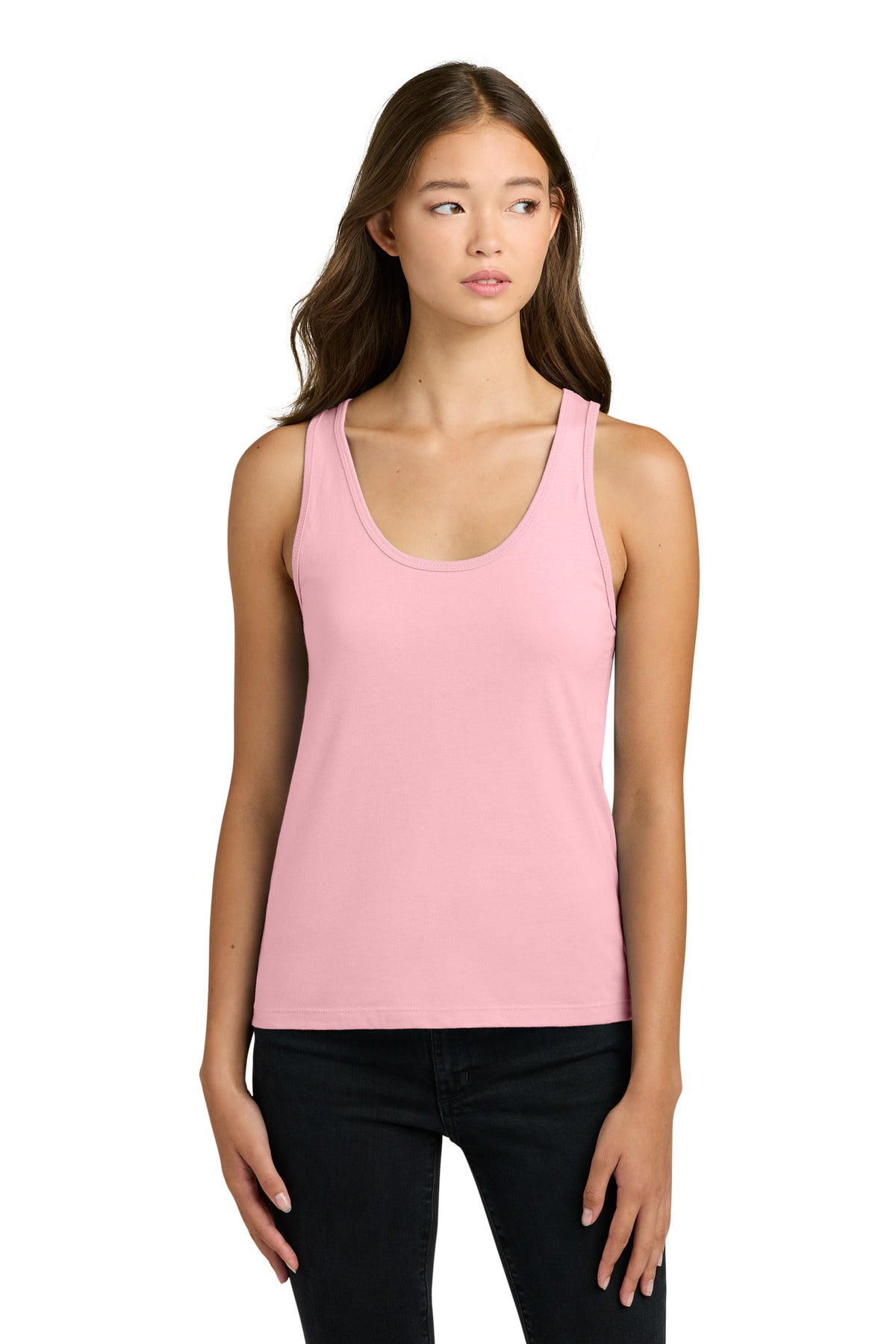 Next Level Apparel Women's Cotton Tank - Light Pink