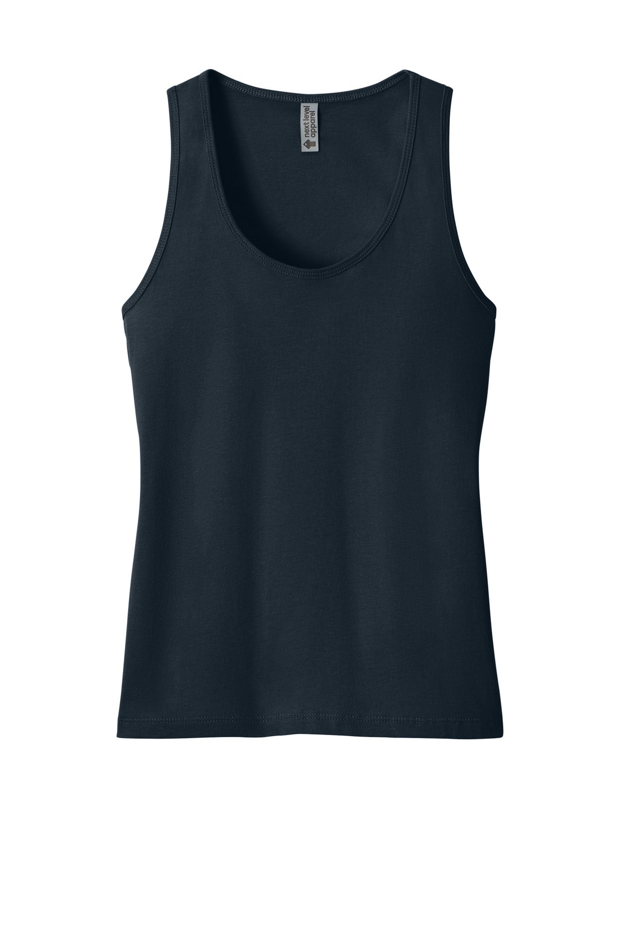 Next Level Apparel Women's Cotton Tank - Midnight Navy