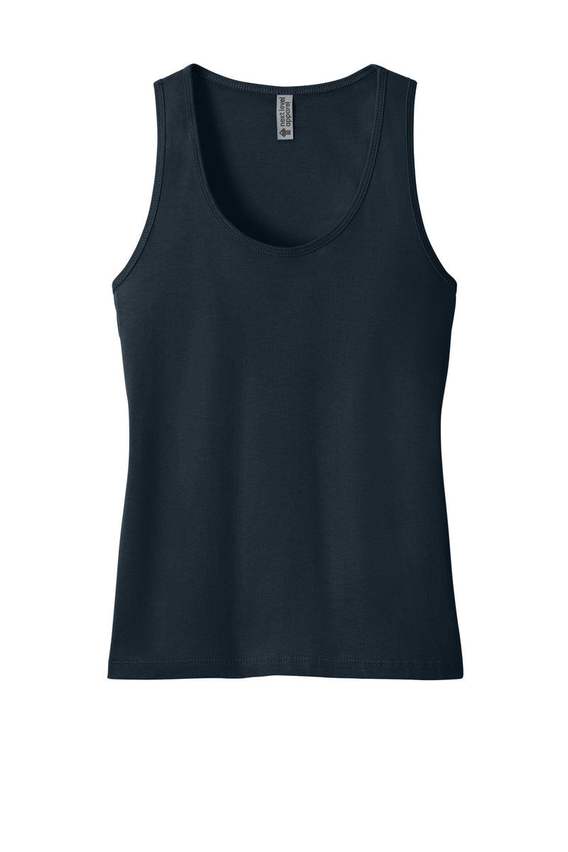 Next Level Apparel Women's Cotton Tank - Midnight Navy