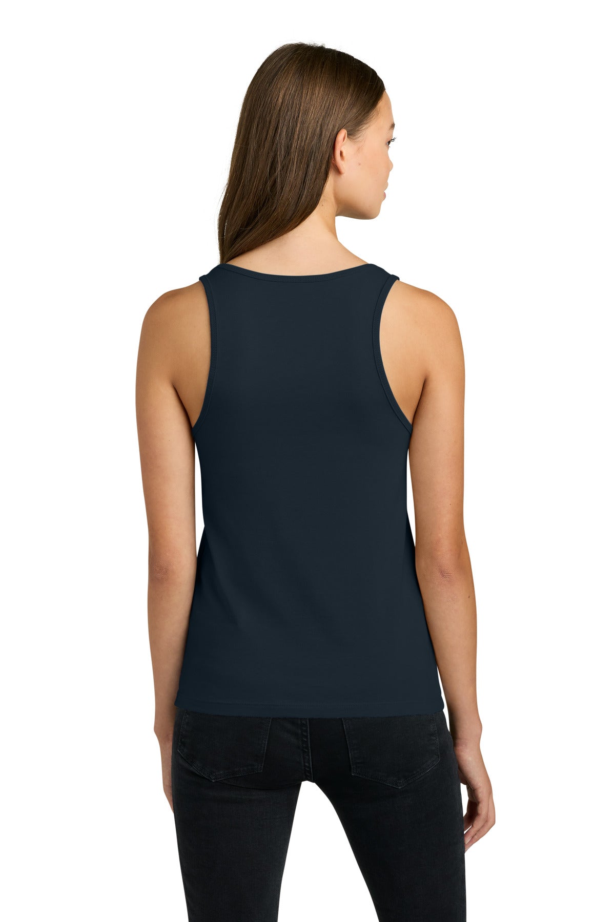 Next Level Apparel Women's Cotton Tank - Midnight Navy