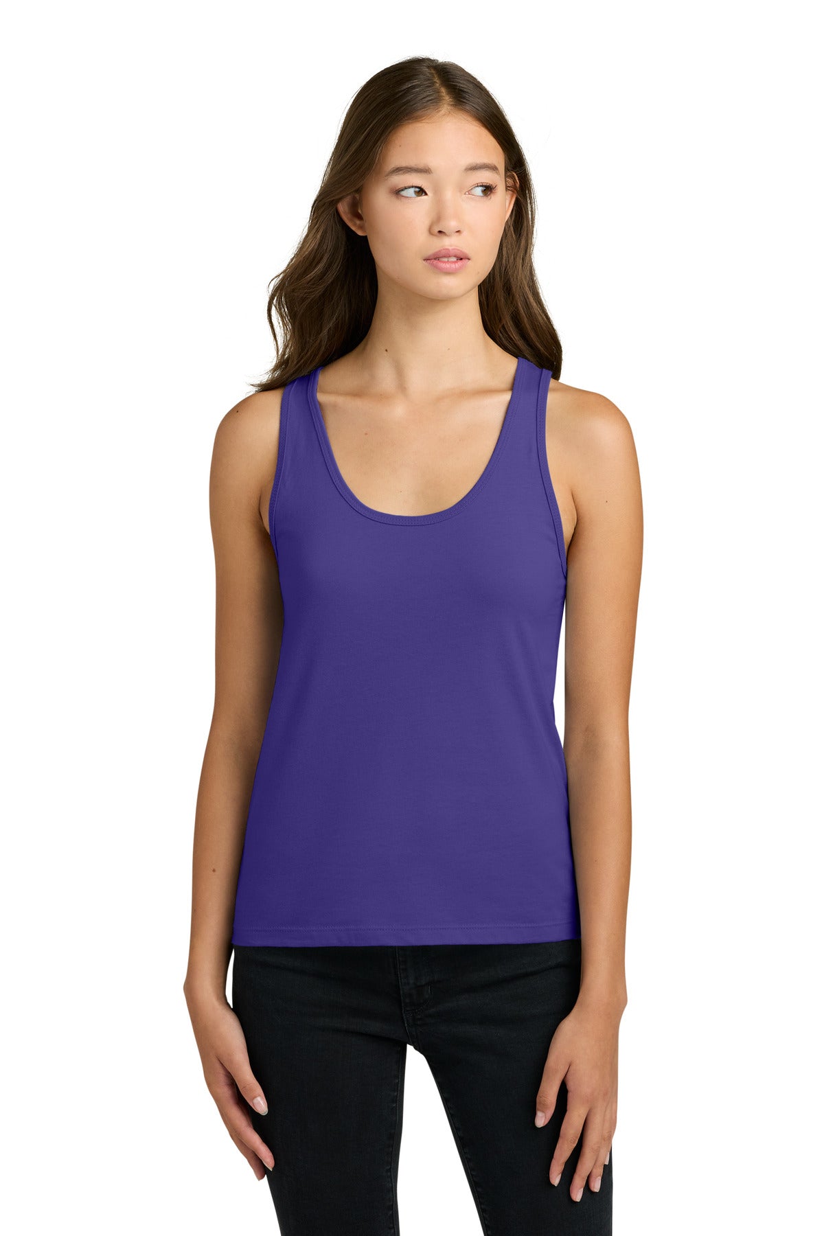 Next Level Apparel Women's Cotton Tank - Purple Rush