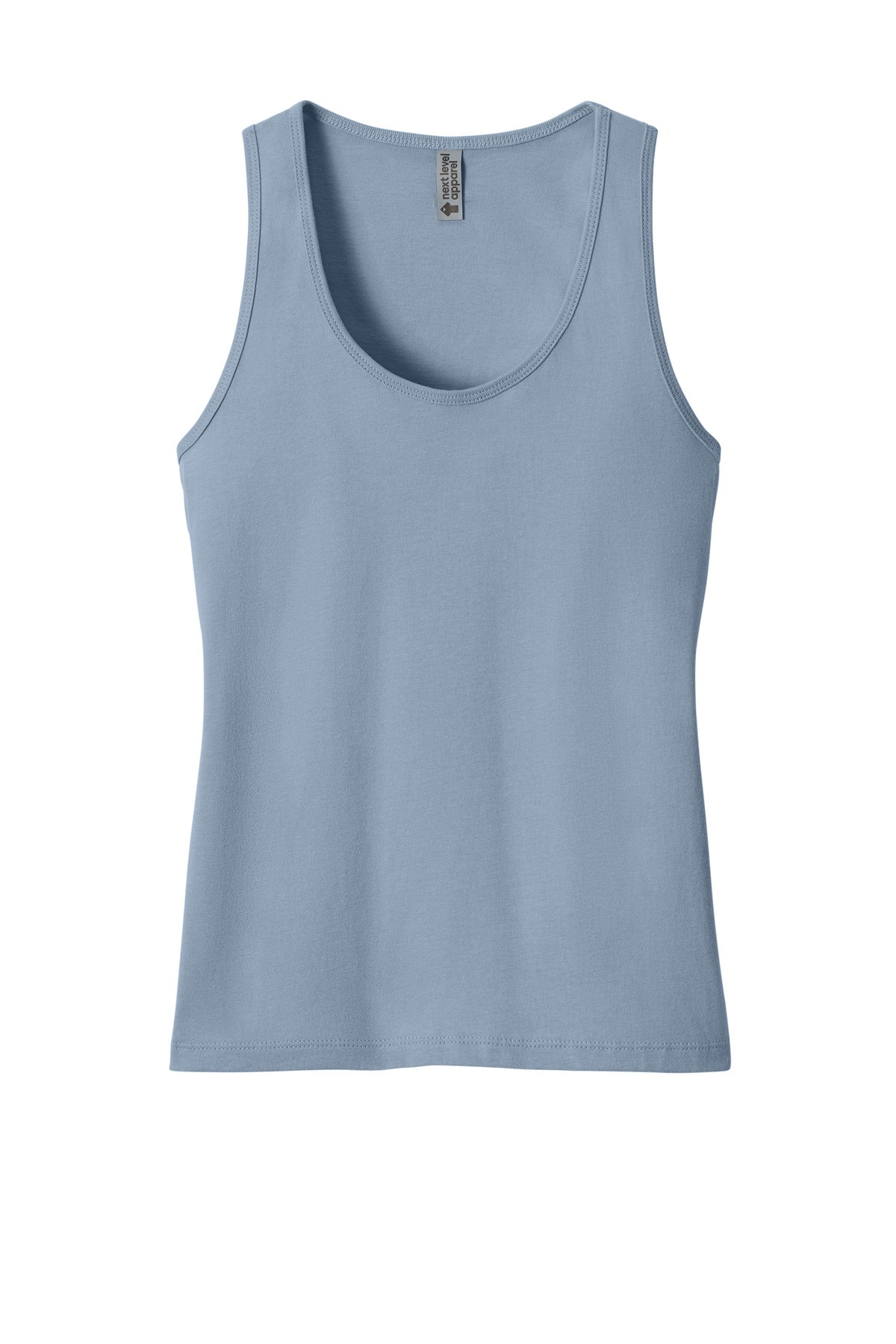 Next Level Apparel Women's Cotton Tank - Stonewash Denim