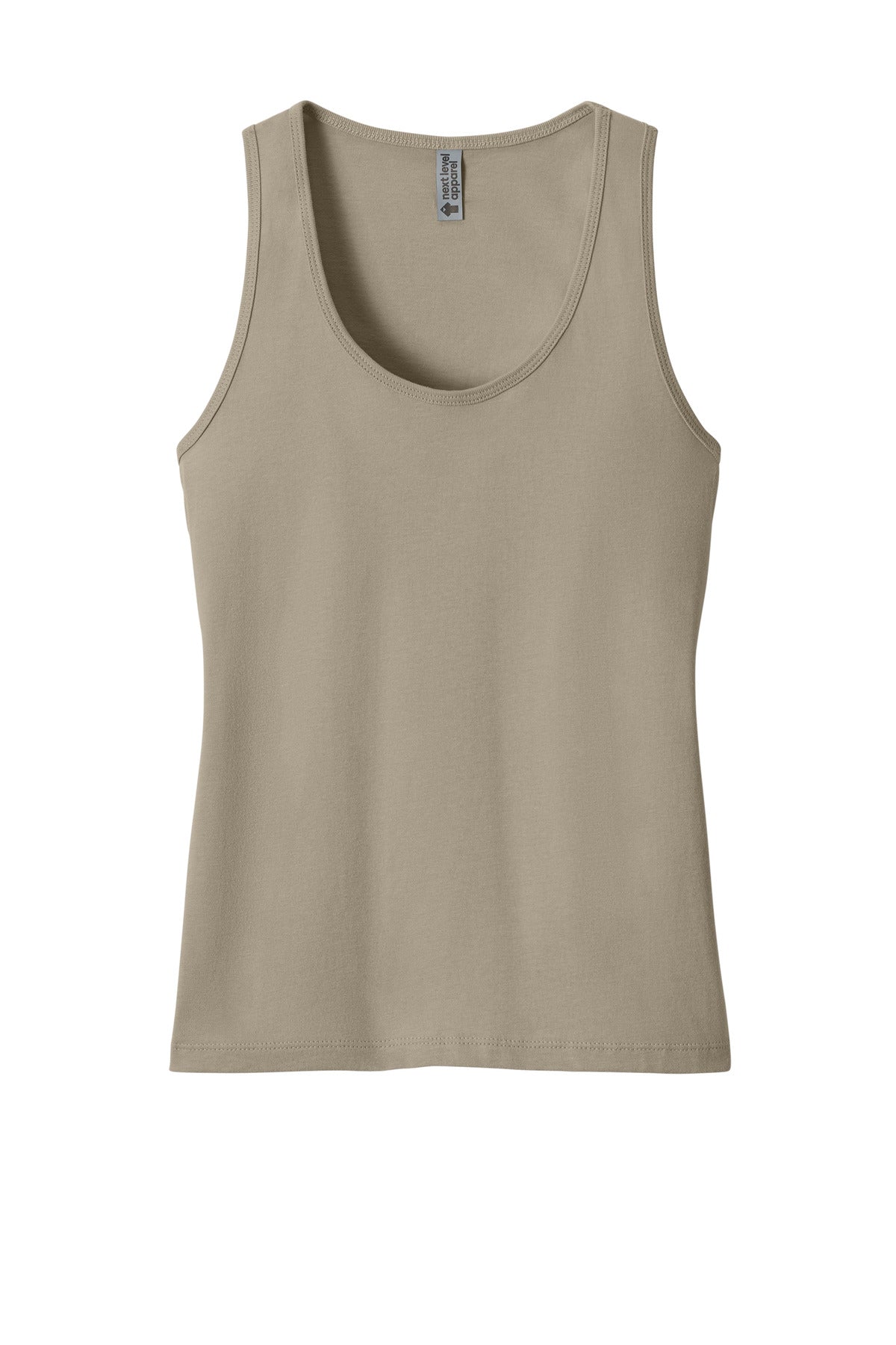 Next Level Apparel Women's Cotton Tank - Tan