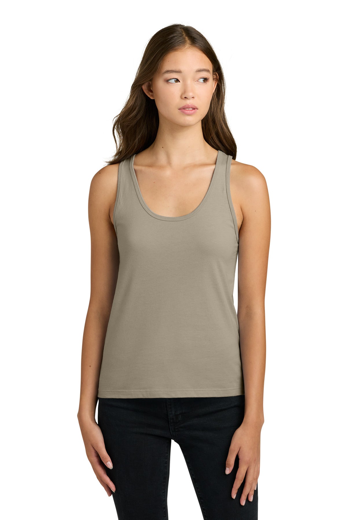 Next Level Apparel Women's Cotton Tank - Tan