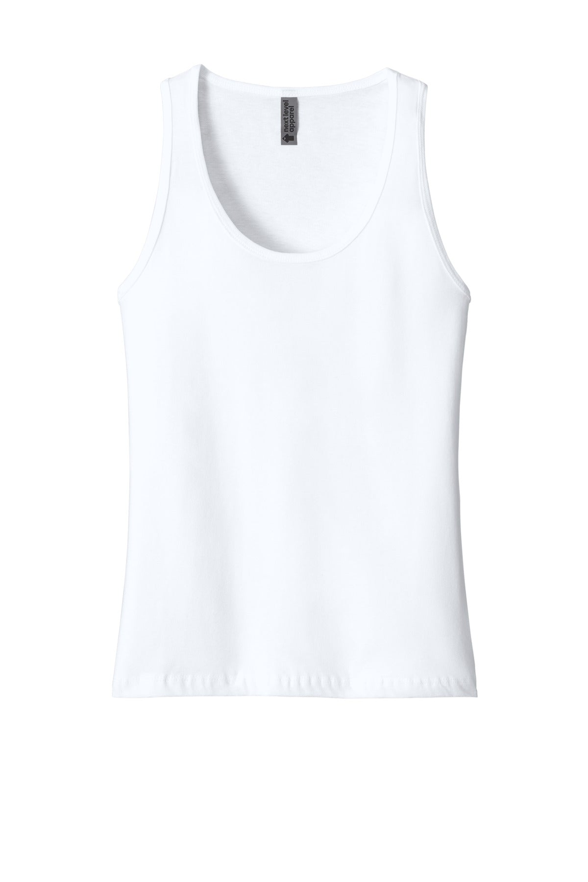 Next Level Apparel Women's Cotton Tank - White