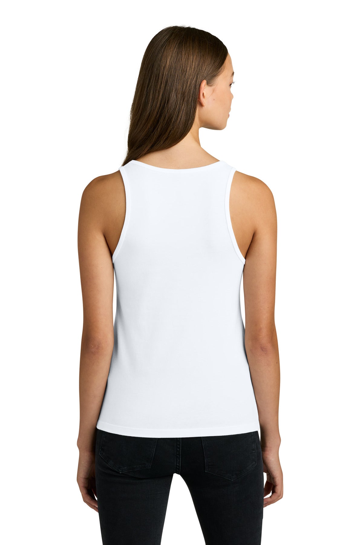 Next Level Apparel Women's Cotton Tank - White