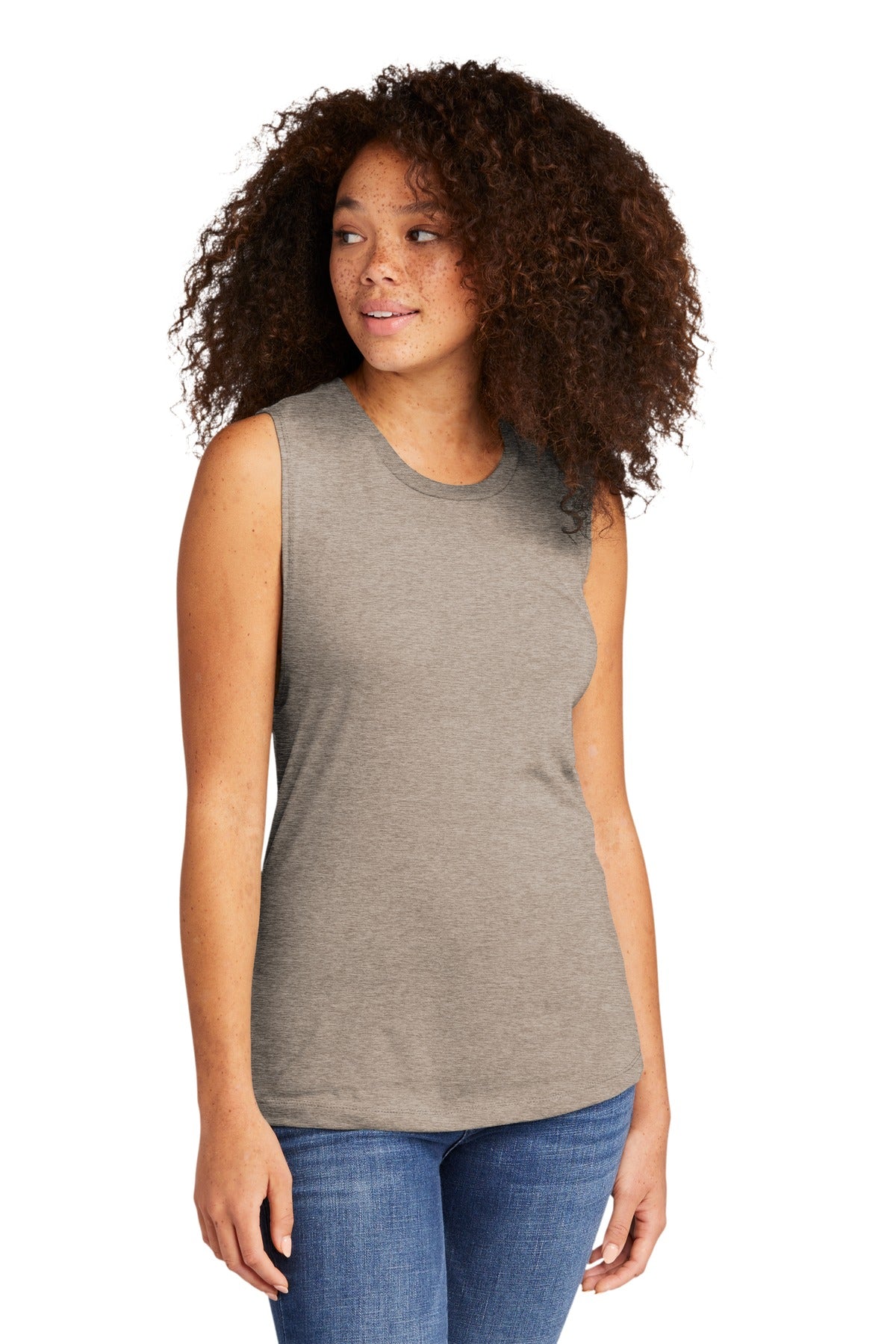 Next Level Apparel  Women's Festival Muscle Tank - Silver