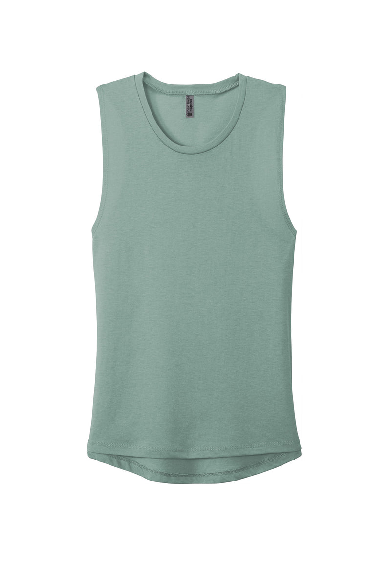 Next Level Apparel  Women's Festival Muscle Tank - Stonewash Green