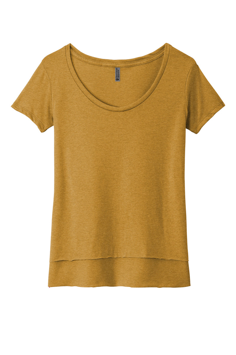 Next Level Apparel  Women's Festival Scoop Neck Tee - Antique Gold
