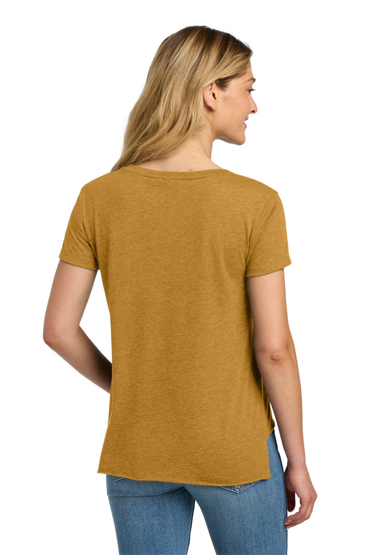 Next Level Apparel  Women's Festival Scoop Neck Tee - Antique Gold
