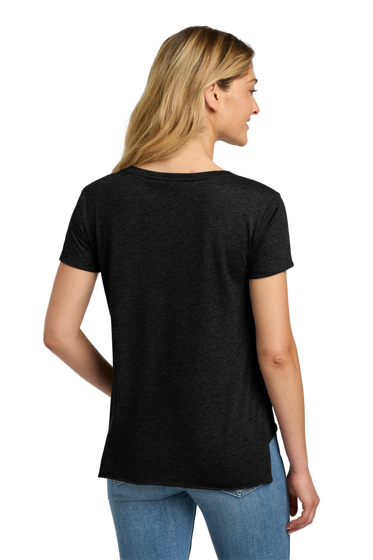 Next Level Apparel  Women's Festival Scoop Neck Tee - Black