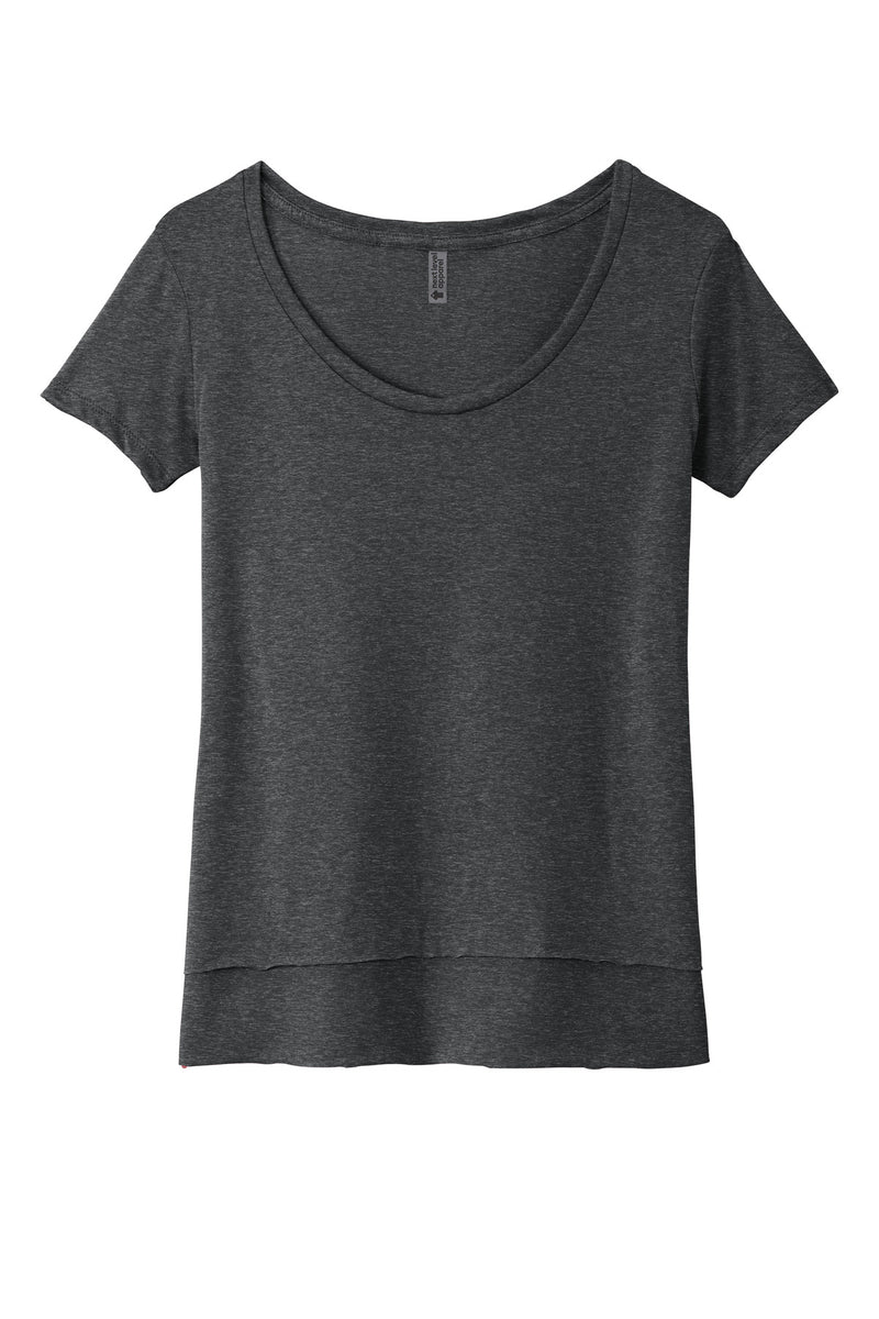 Next Level Apparel  Women's Festival Scoop Neck Tee - Charcoal