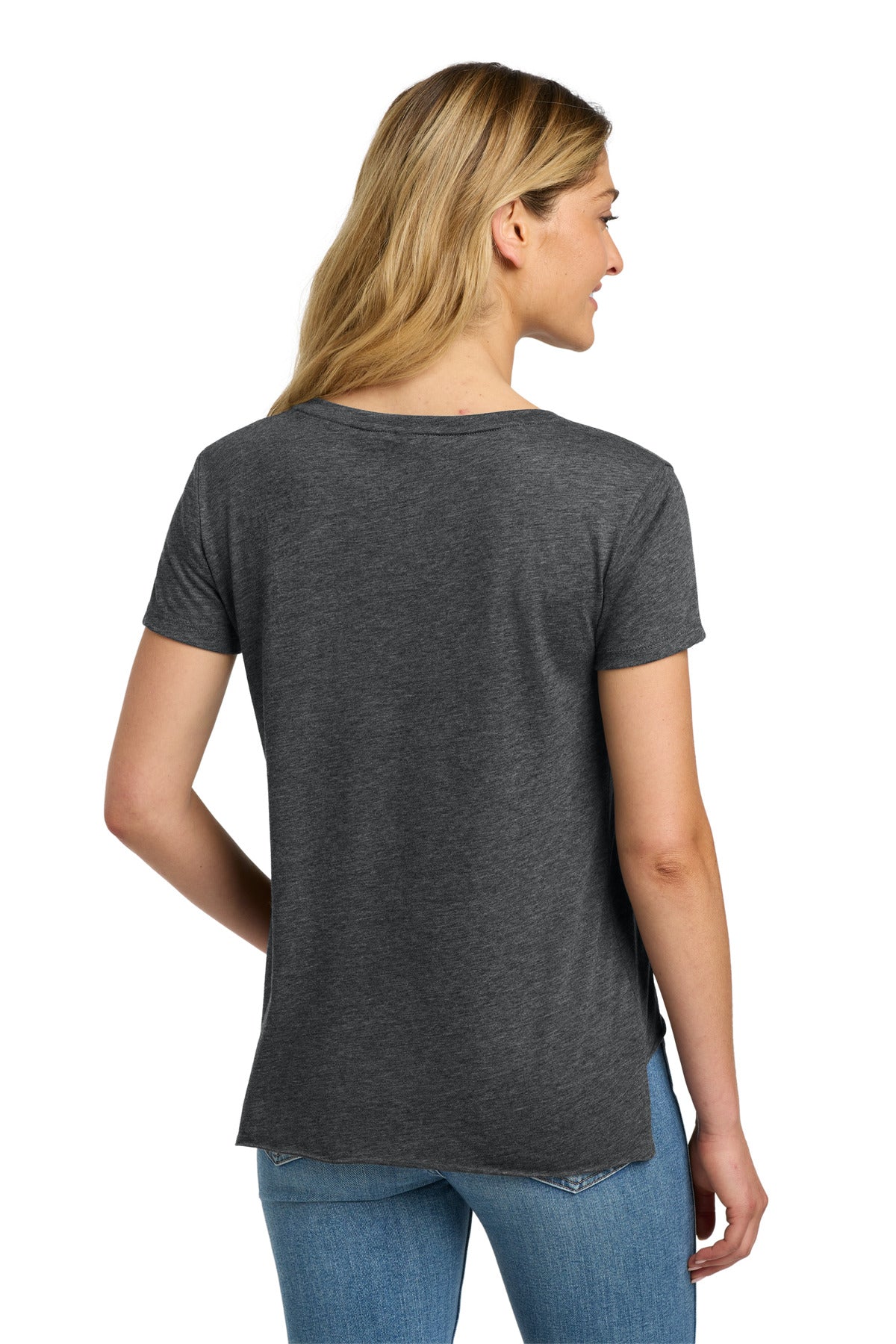 Next Level Apparel  Women's Festival Scoop Neck Tee - Charcoal