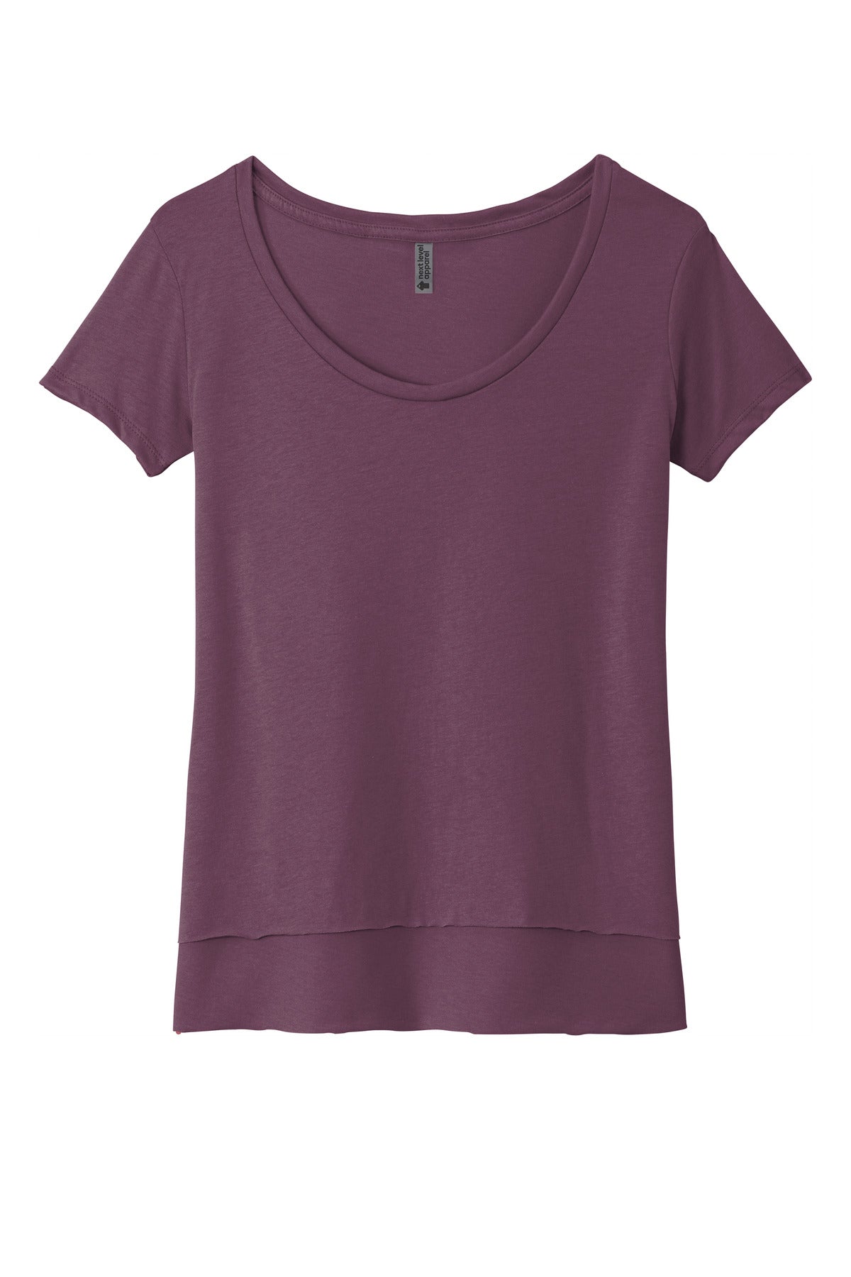 Next Level Apparel  Women's Festival Scoop Neck Tee - Shiraz