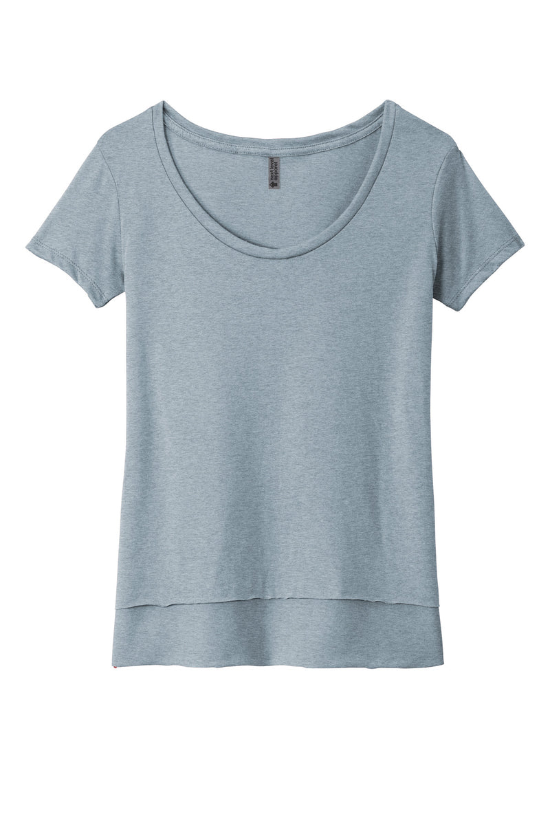 Next Level Apparel  Women's Festival Scoop Neck Tee - Stonewash Denim
