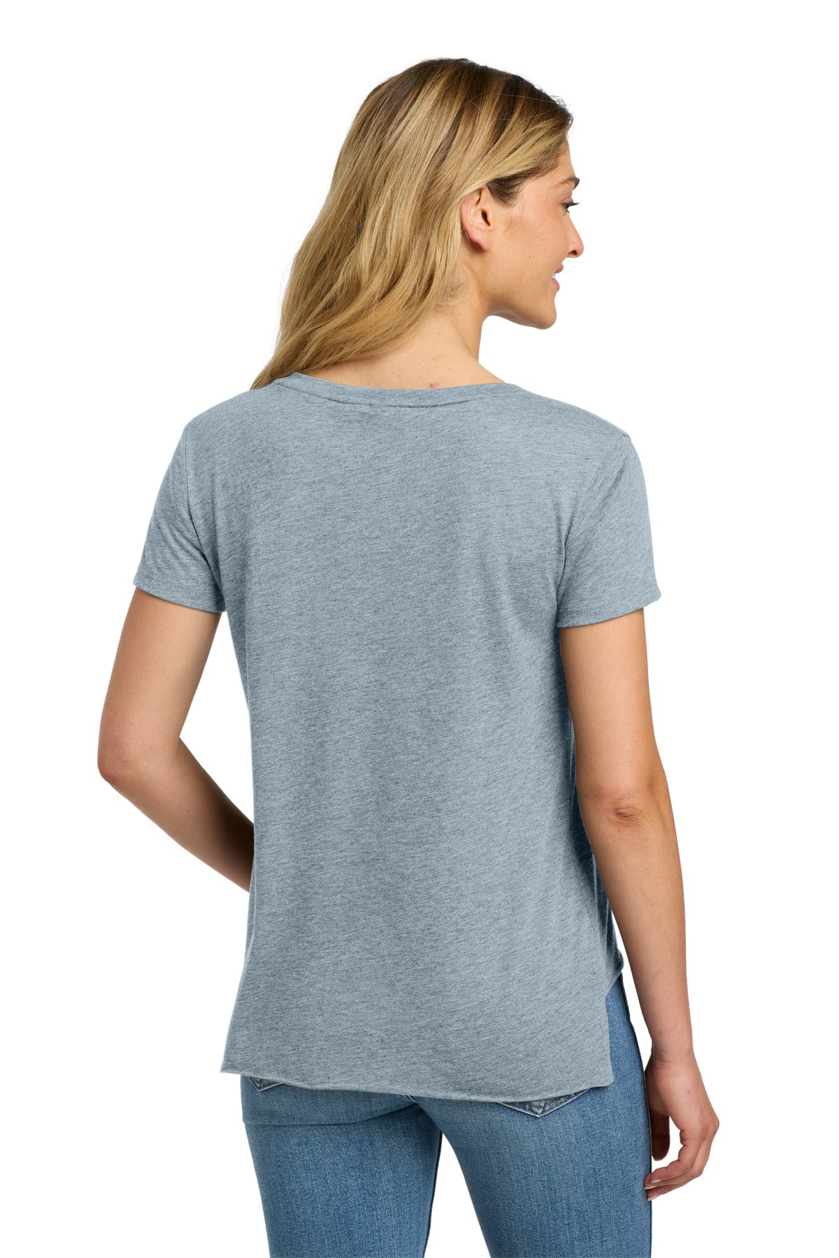 Next Level Apparel  Women's Festival Scoop Neck Tee - Stonewash Denim