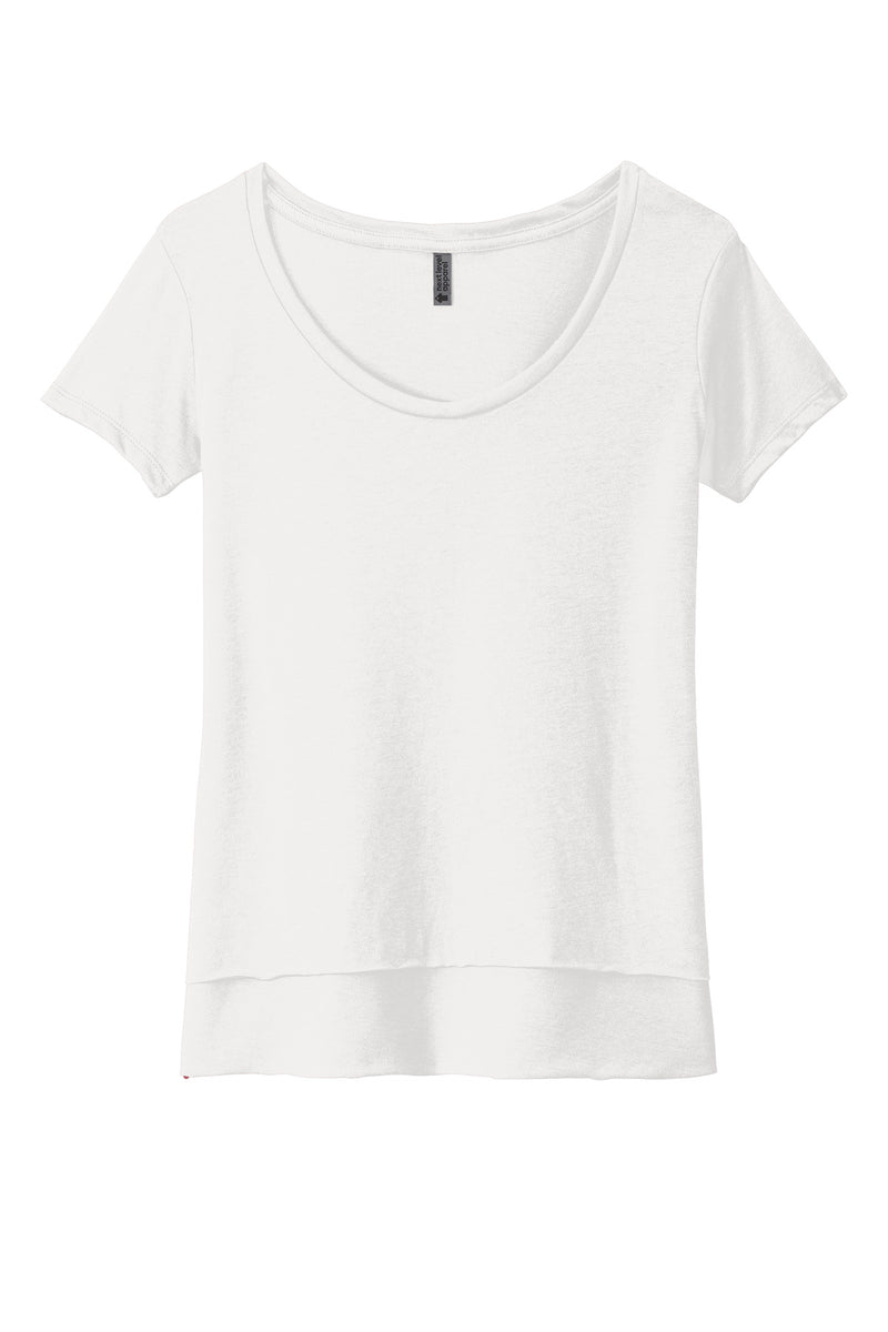 Next Level Apparel  Women's Festival Scoop Neck Tee - White