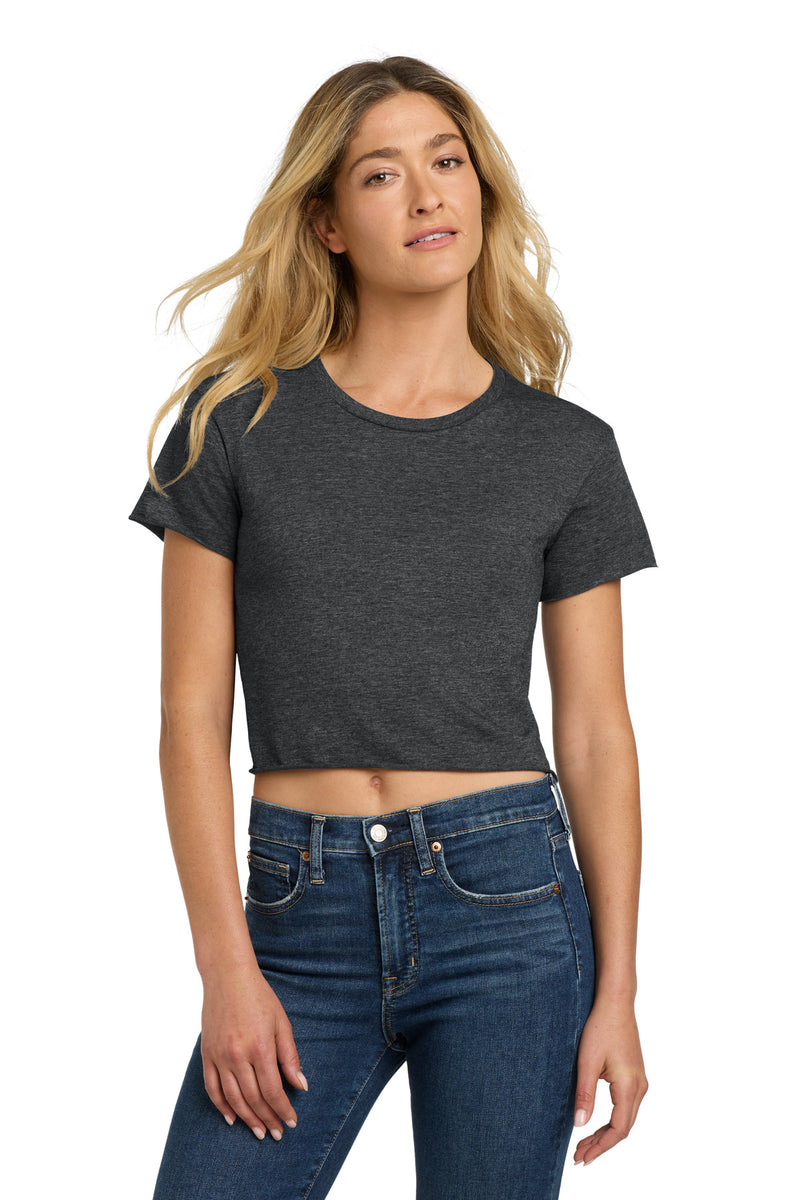 Next Level Apparel  Women's Festival Cali Crop Tee - Charcoal