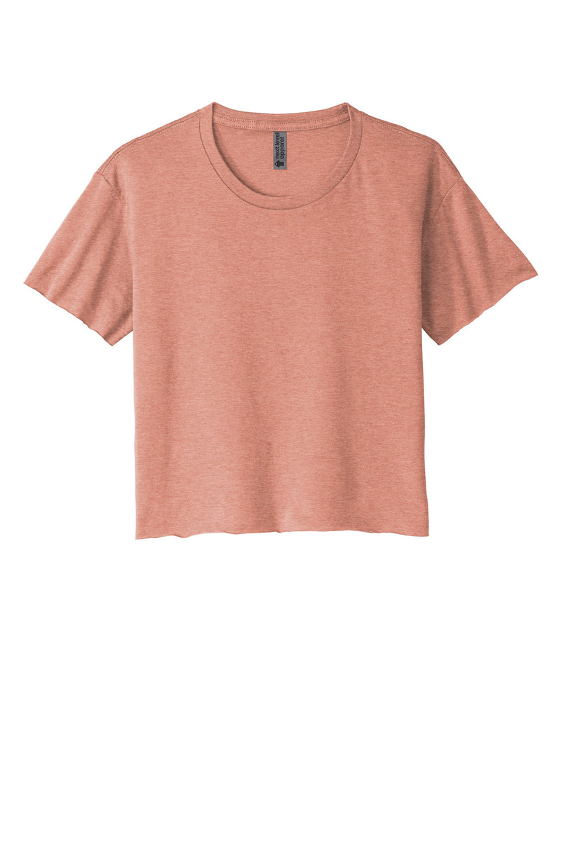 Next Level Apparel  Women's Festival Cali Crop Tee - Desert Pink