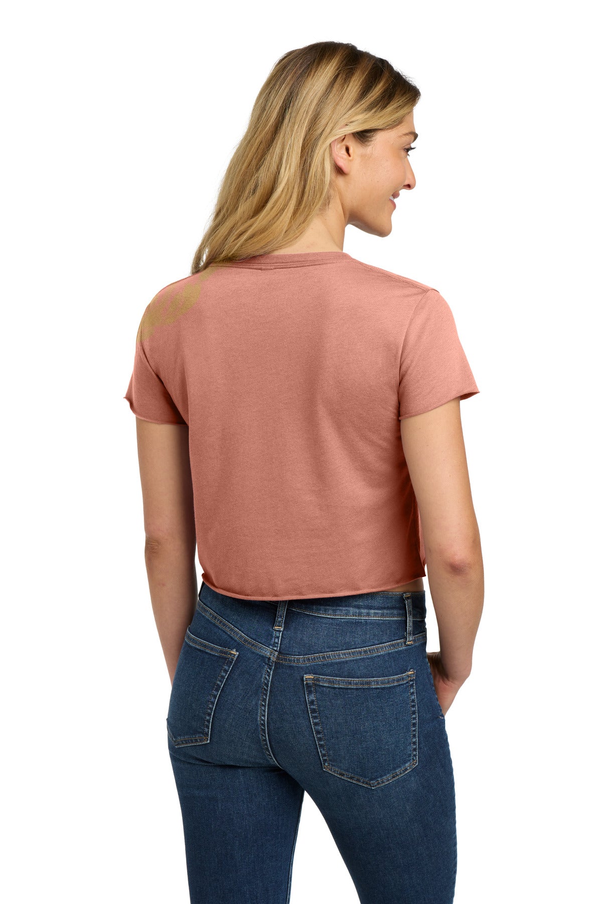 Next Level Apparel  Women's Festival Cali Crop Tee - Desert Pink