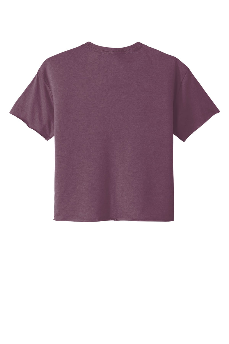 Next Level Apparel  Women's Festival Cali Crop Tee - Shiraz