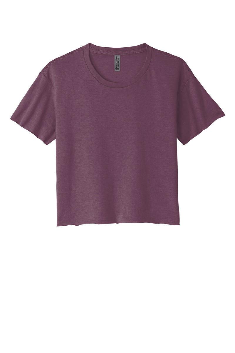 Next Level Apparel  Women's Festival Cali Crop Tee - Shiraz