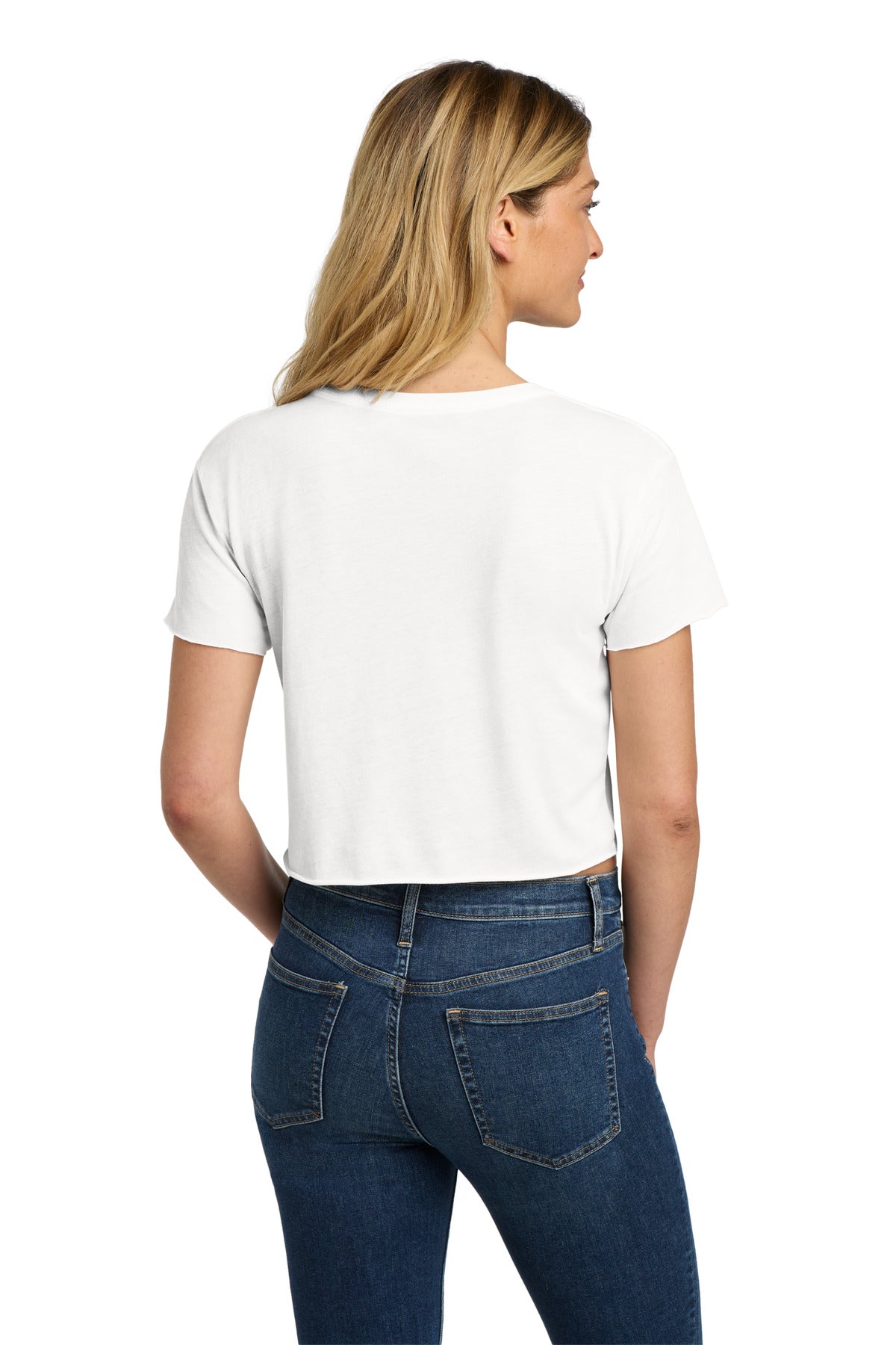Next Level Apparel  Women's Festival Cali Crop Tee - White