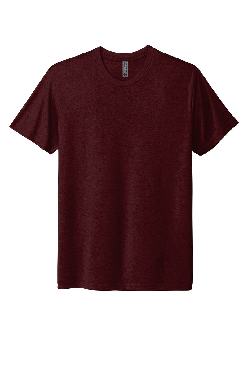 Next Level Apparel  Adult Tri-Blend Tee - Cardinal Black