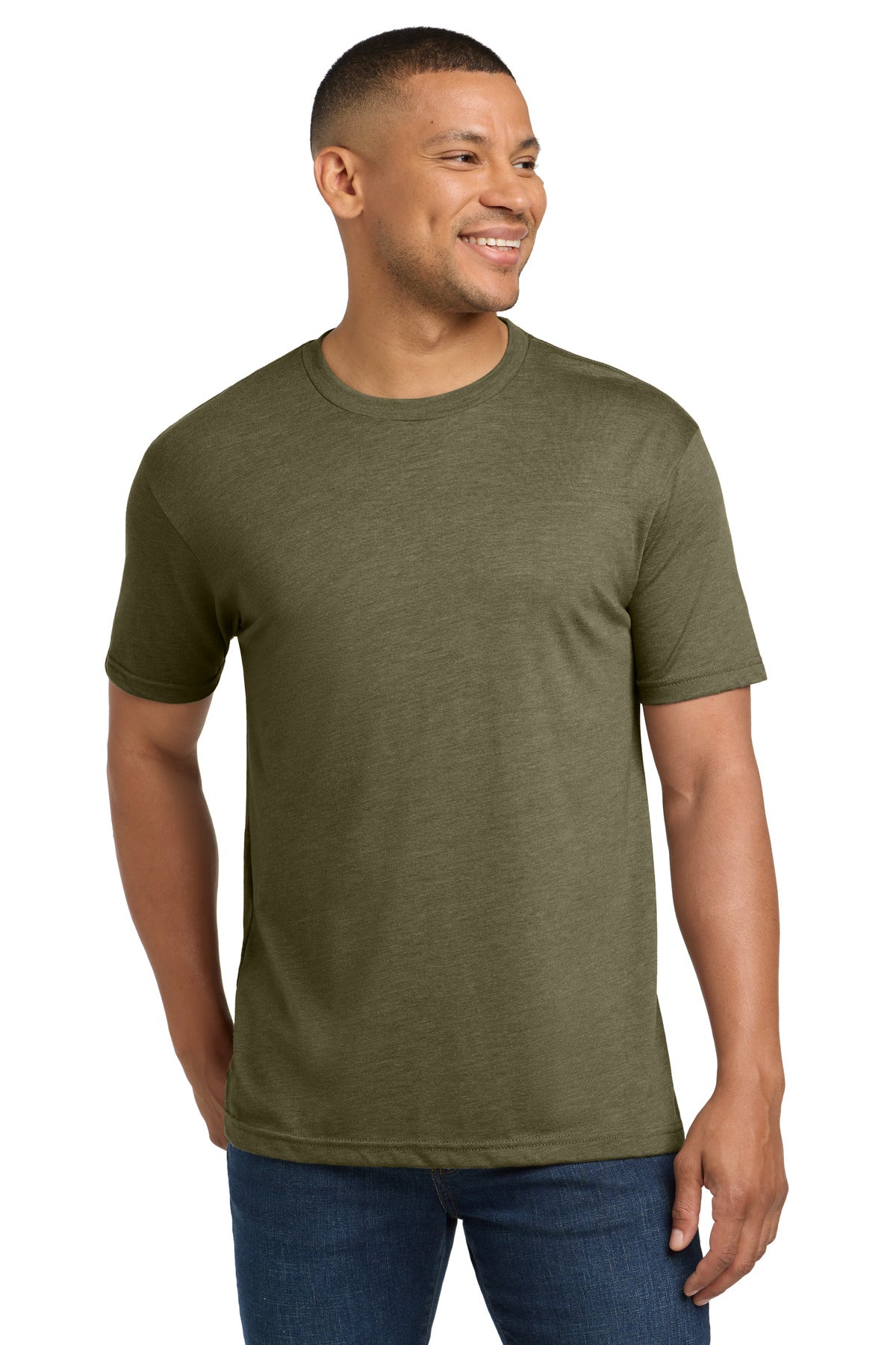 Next Level Apparel  Adult Tri-Blend Tee - Military Green