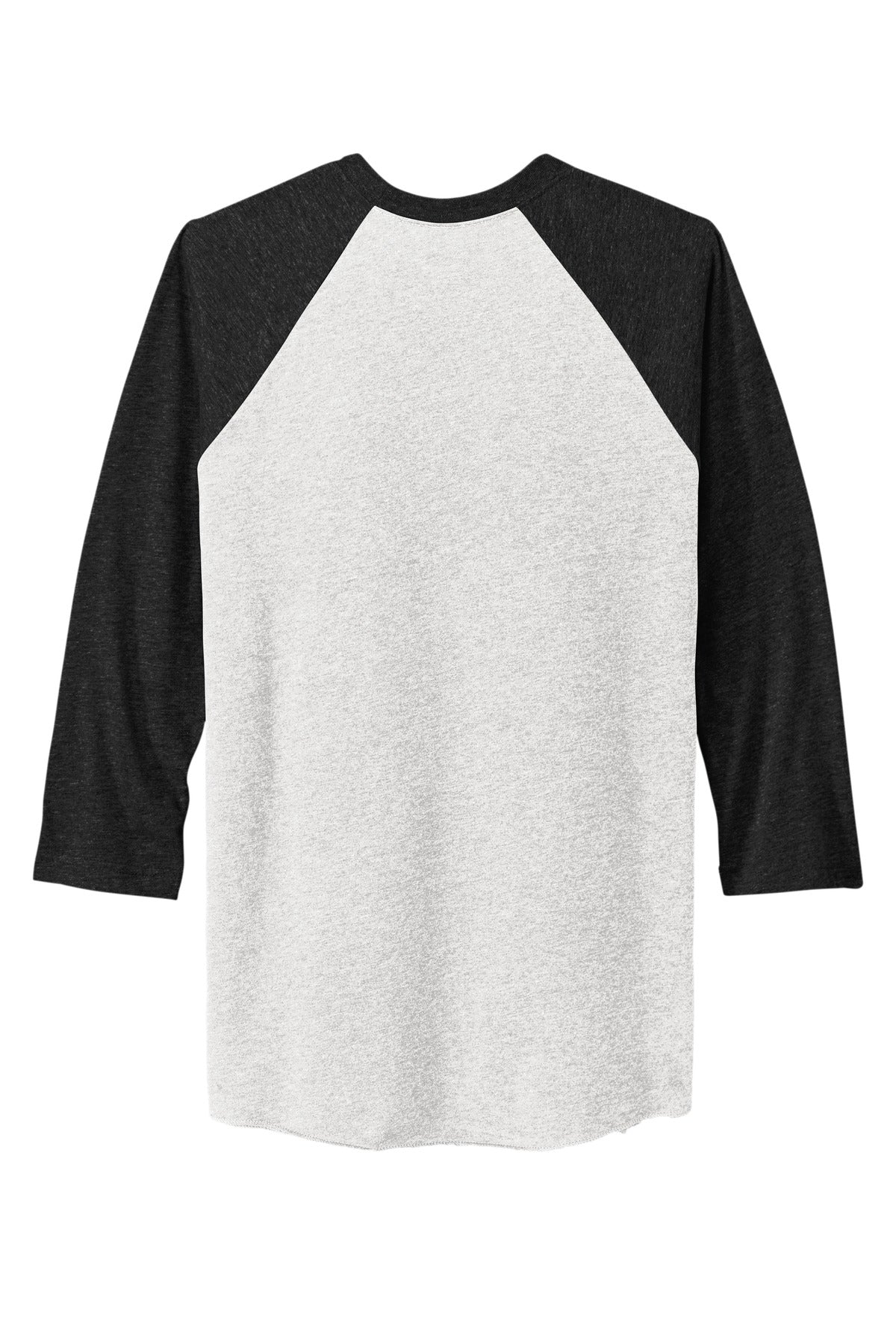 Next Level Apparel   Adult Tri-Blend 3/4-Sleeve Raglan Tee - VTG Black/ Hthr White