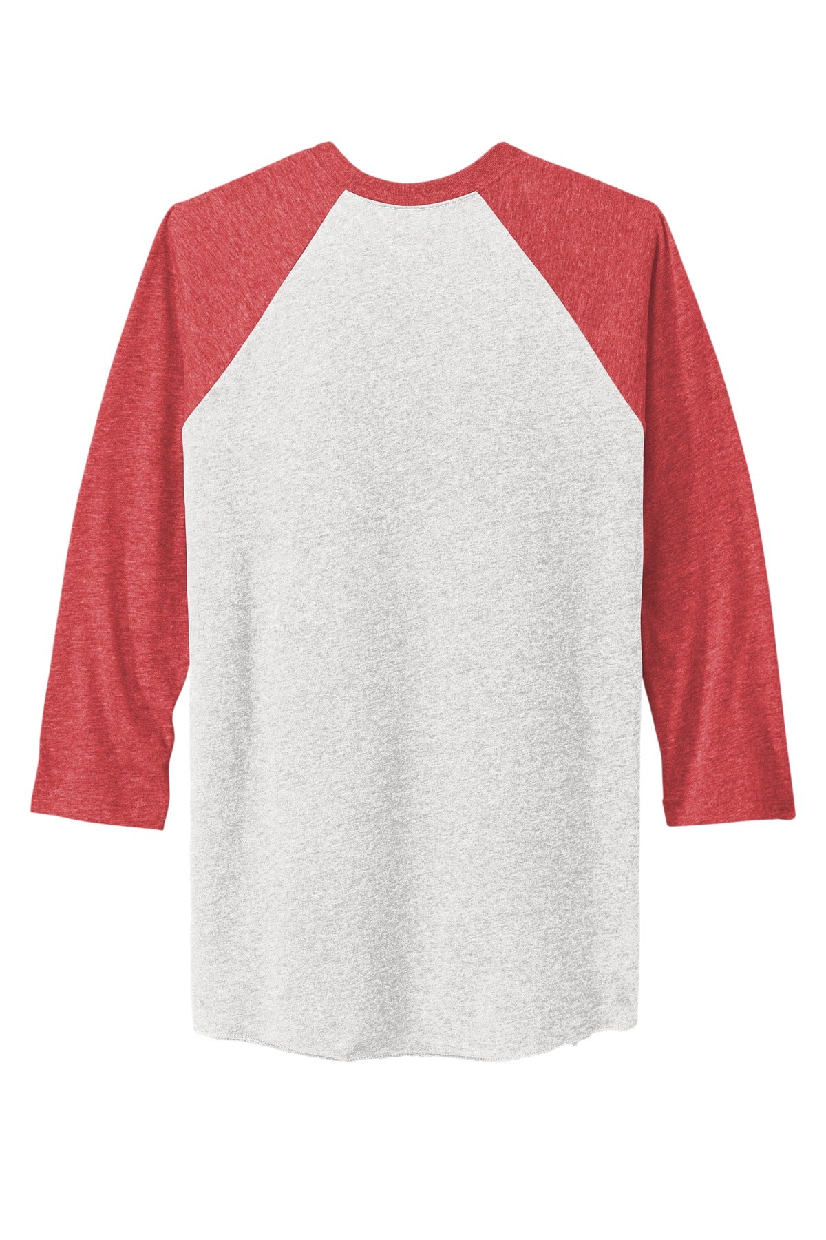 Next Level Apparel   Adult Tri-Blend 3/4-Sleeve Raglan Tee - VTG Red/ Hthr White