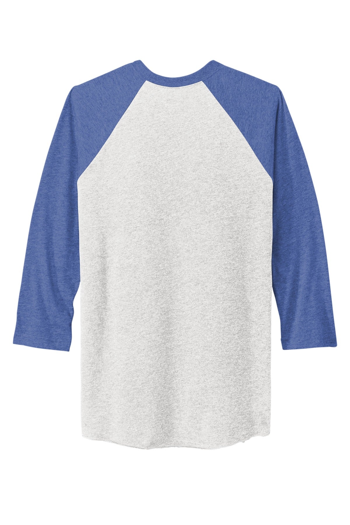 Next Level Apparel   Adult Tri-Blend 3/4-Sleeve Raglan Tee - VTG Royal/ Hthr White