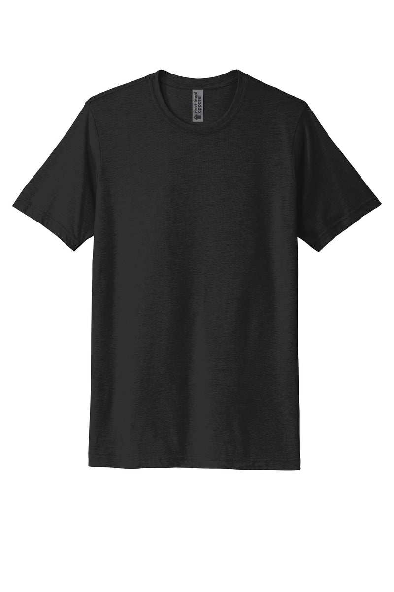 Next Level Apparel  Adult Poly/Cotton Tee - Black