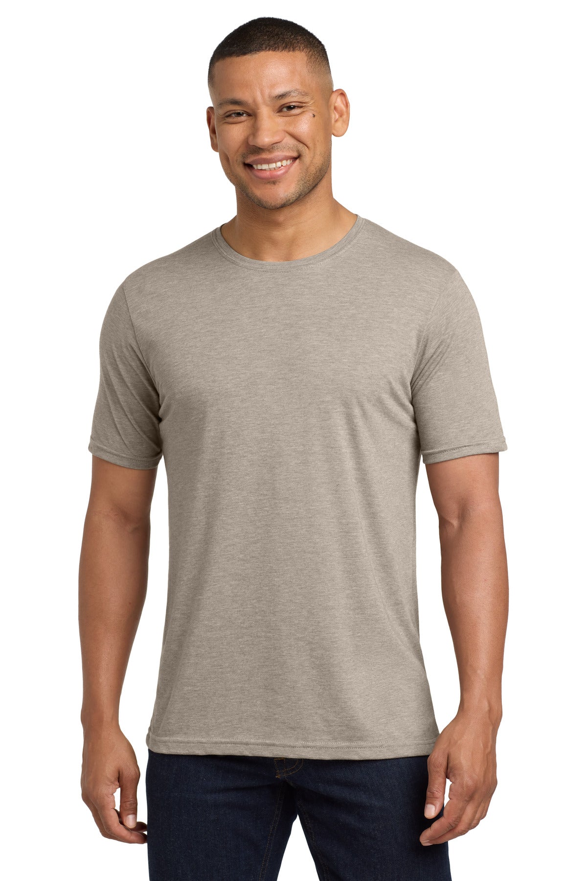 Next Level Apparel  Adult Poly/Cotton Tee - Silver