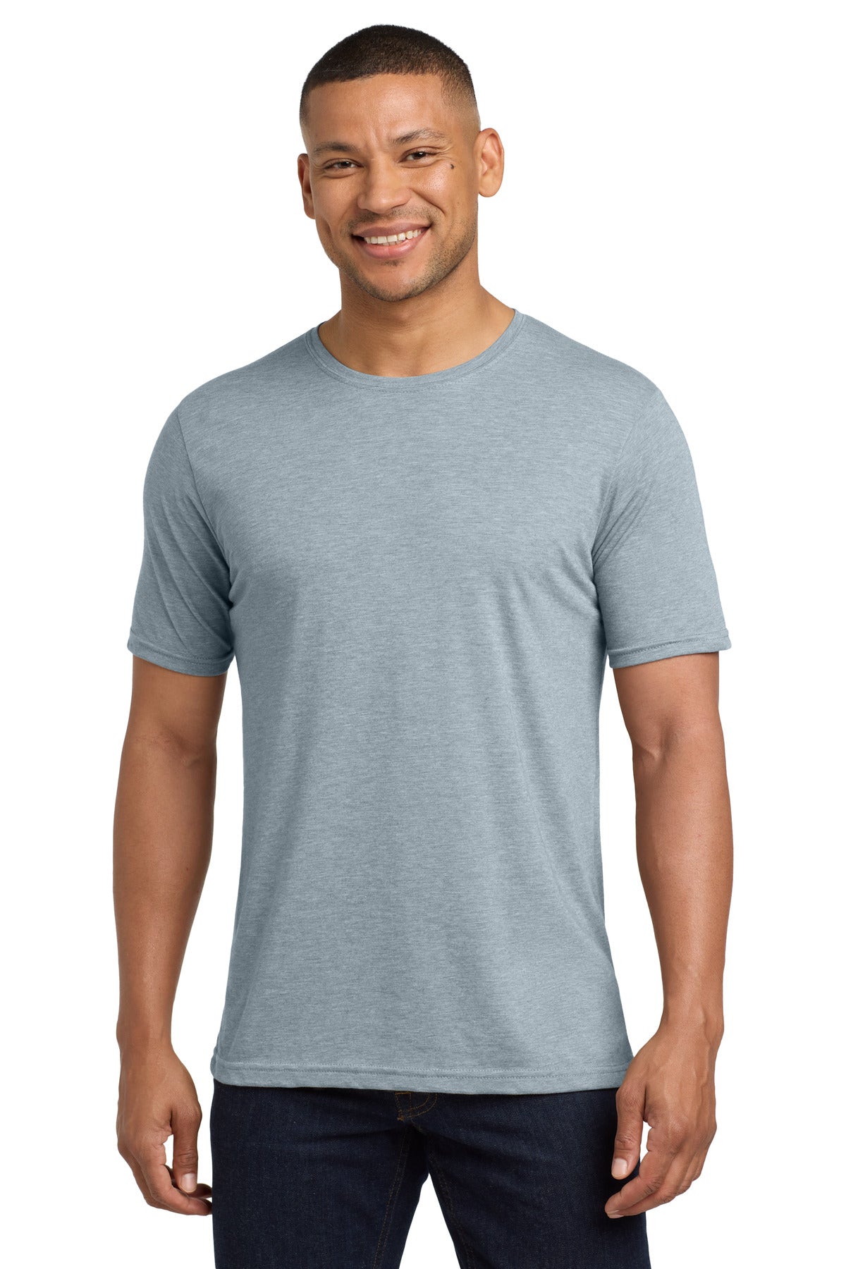 Next Level Apparel  Adult Poly/Cotton Tee - Stonewash Denim