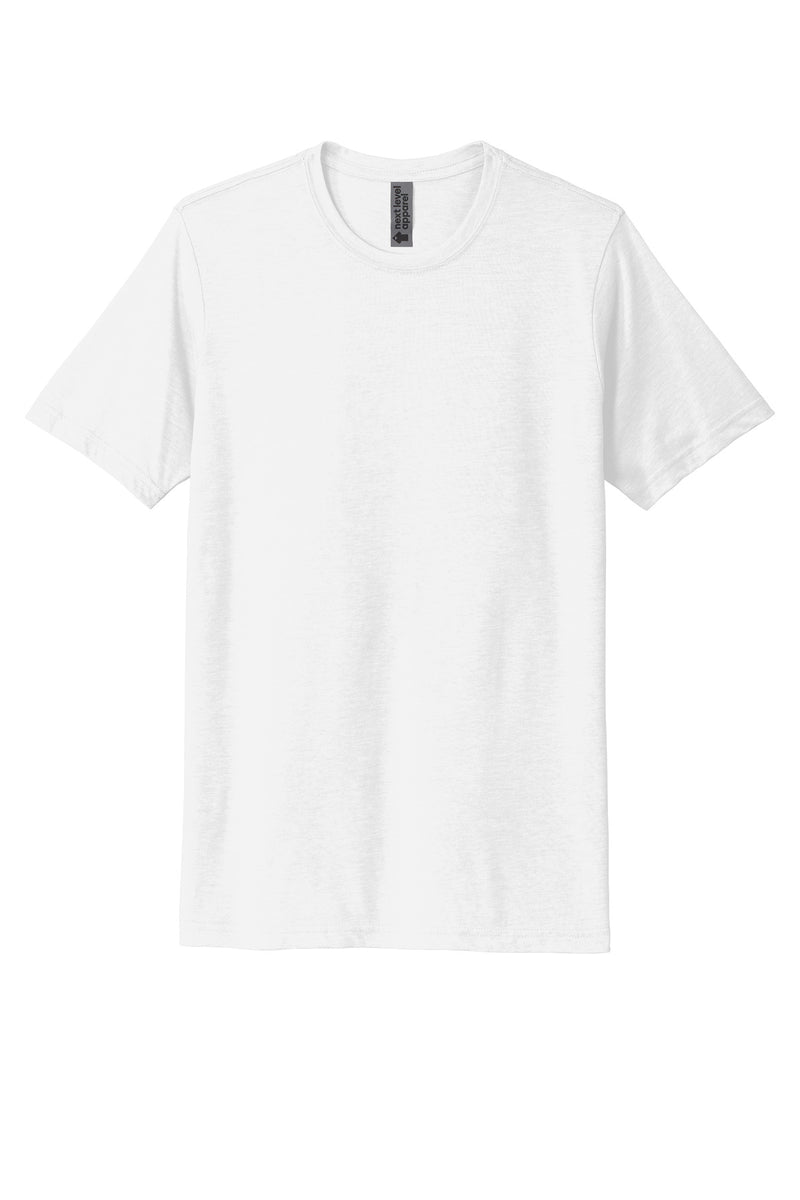 Next Level Apparel  Adult Poly/Cotton Tee - White