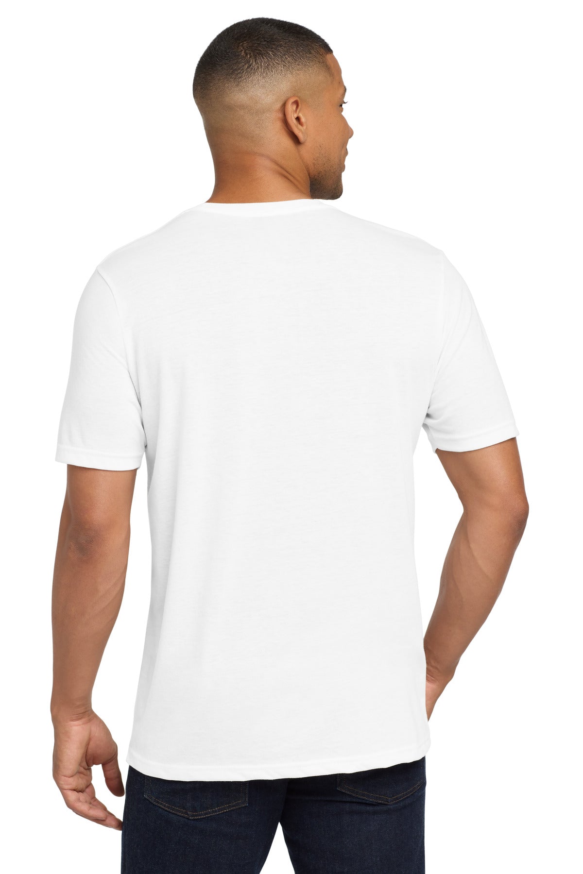 Next Level Apparel  Adult Poly/Cotton Tee - White