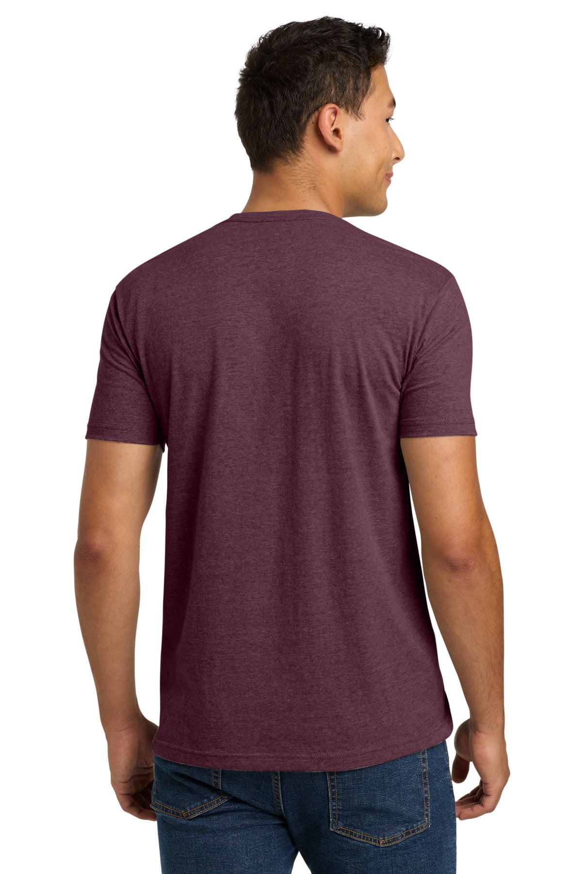 Next Level Apparel Adult CVC Tee - Heather Maroon