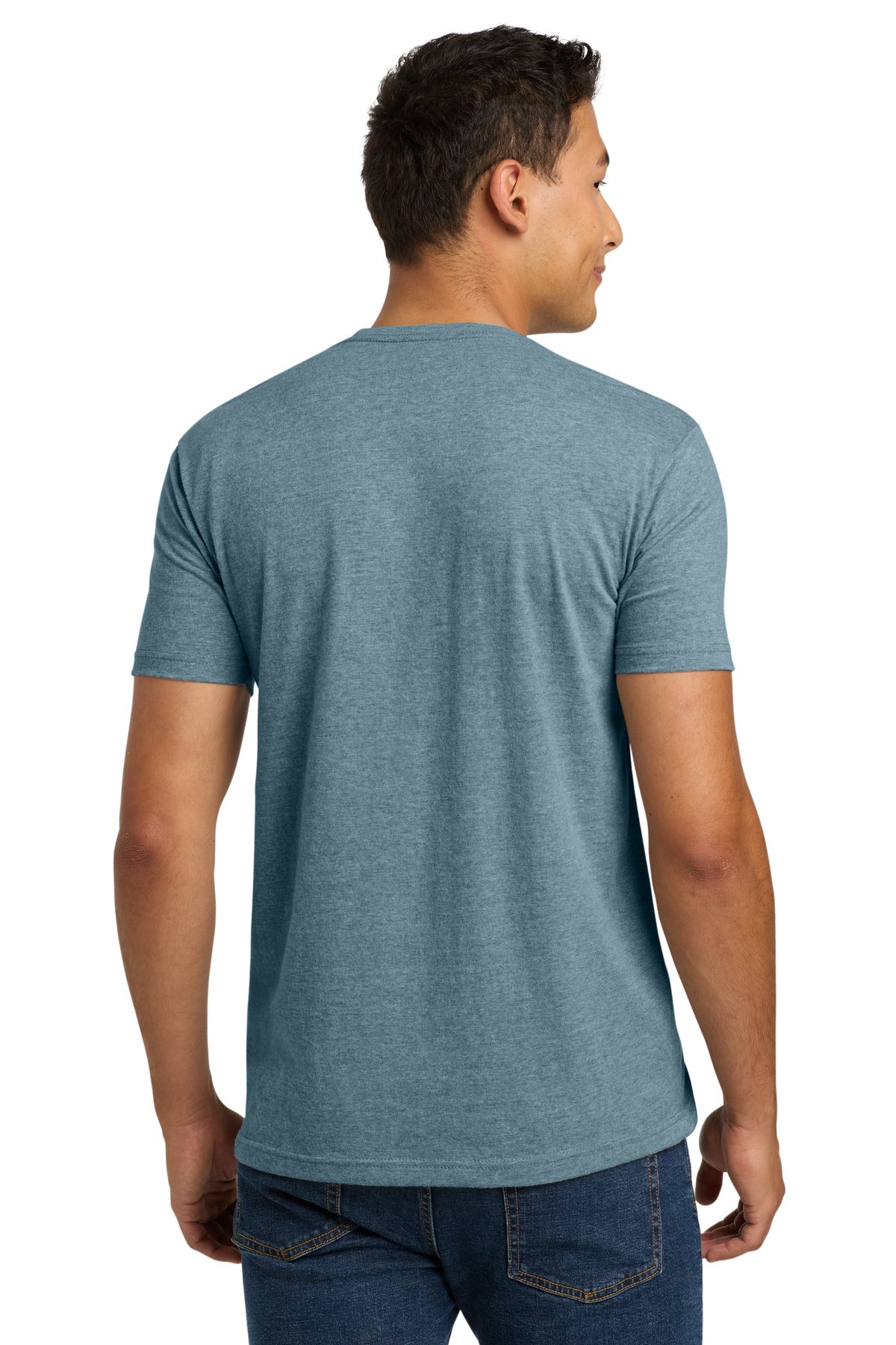 Next Level Apparel Adult CVC Tee - Heather Slate Blue