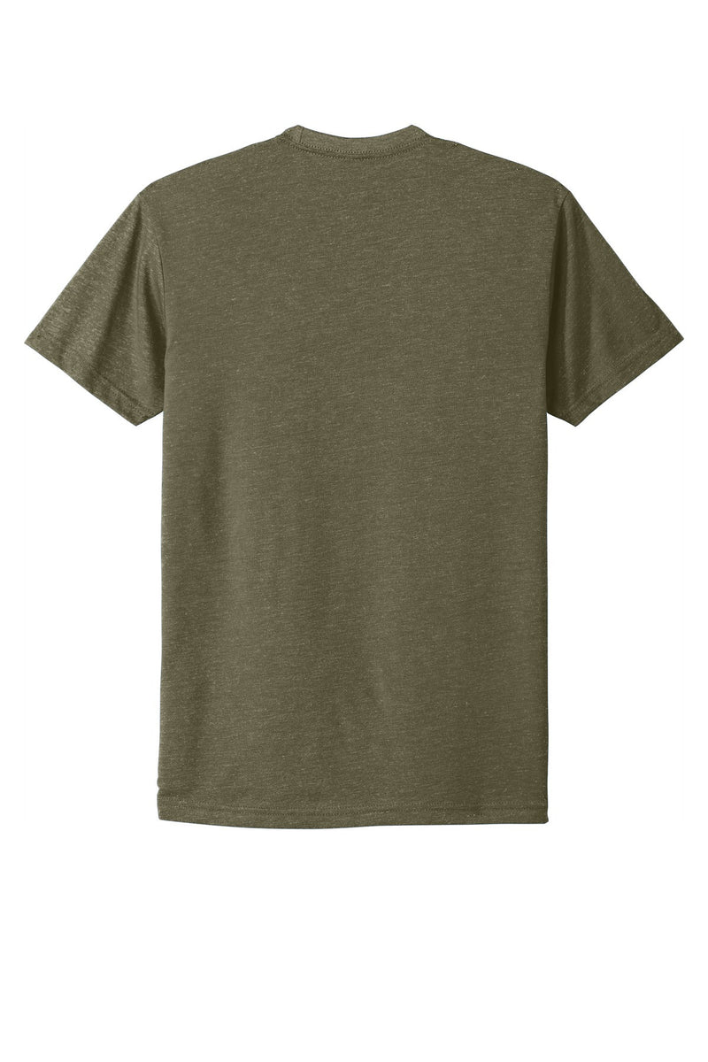 Next Level Apparel Adult CVC Tee - Military Green flat back